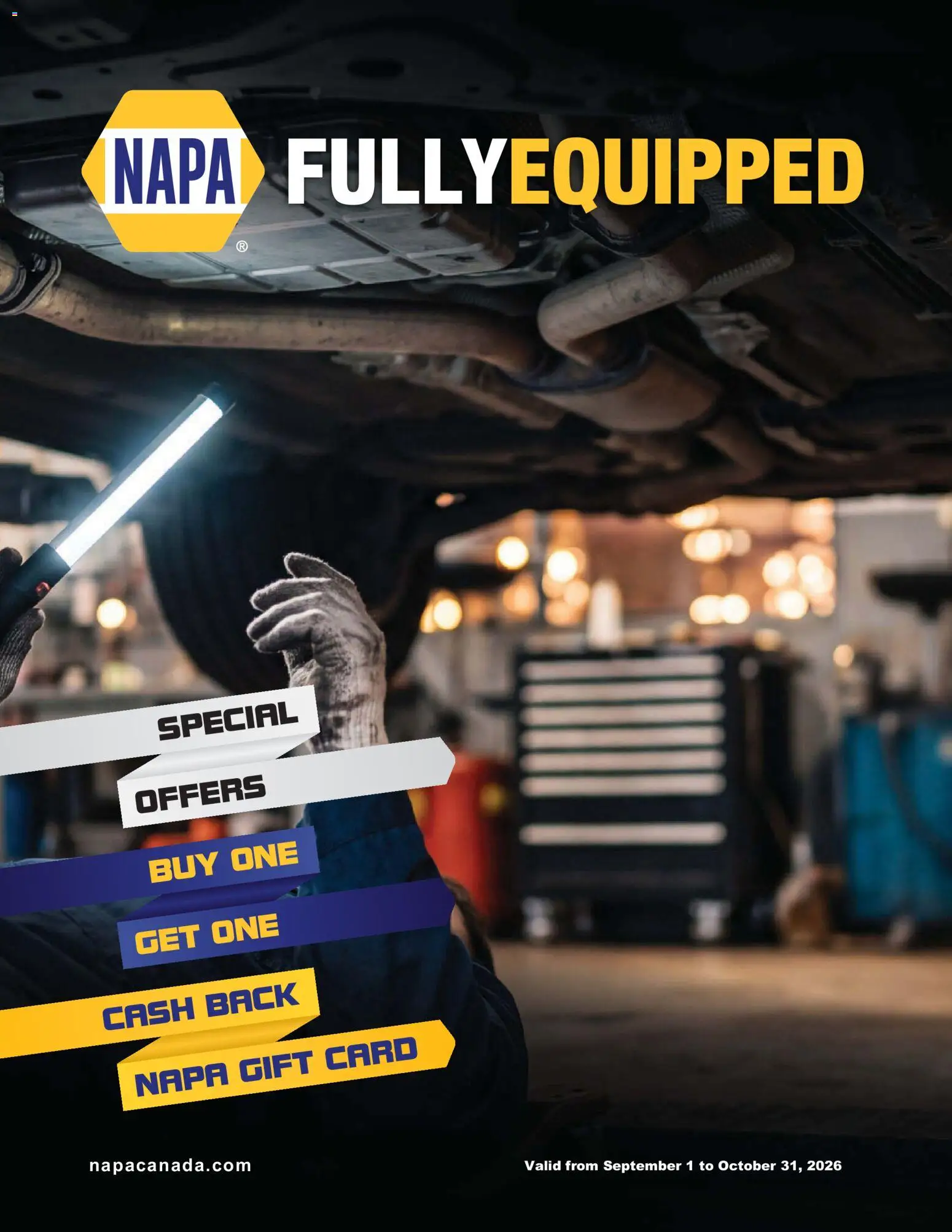 NAPA Auto Parts flyer valid from Sep 1, 2026 | Page: 1
