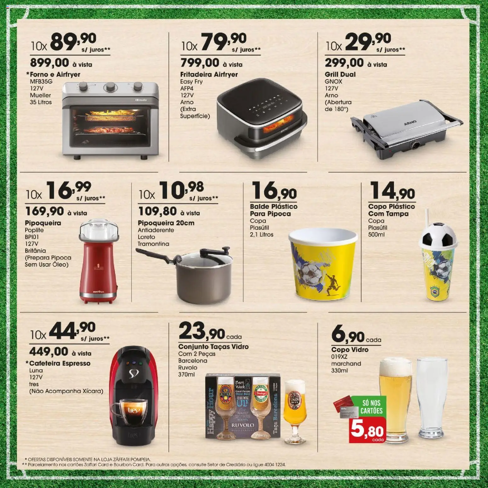 Zaffari Folheto - válido de 09.06.2026 | Página: 15 | Produtos: Taças, Óleo, Copa, Pipoca