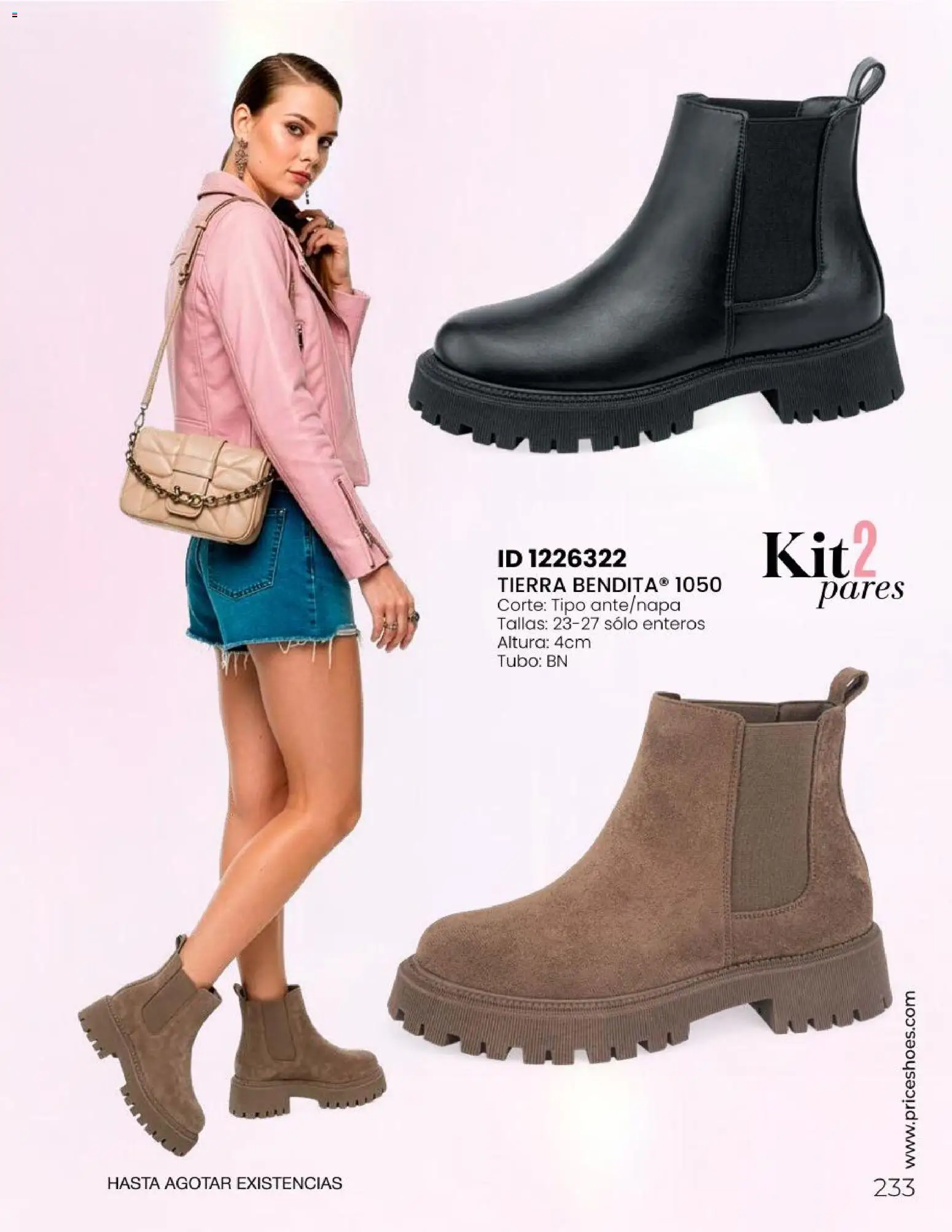 Nuevas ofertas de Price Shoes válidas en toda la República Mexicana desde el 06.05.2026. ¡Encuentra las mejores ofertas en Price Shoes catálogo Todo en uno! | Página: 233