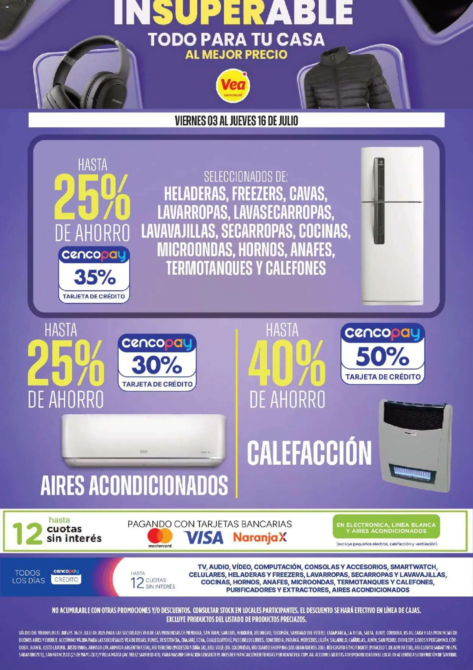 Vea - InSuperable | Todo para tu casa al mejor precio │ válido desde el 03/07/2026 | Página: 1