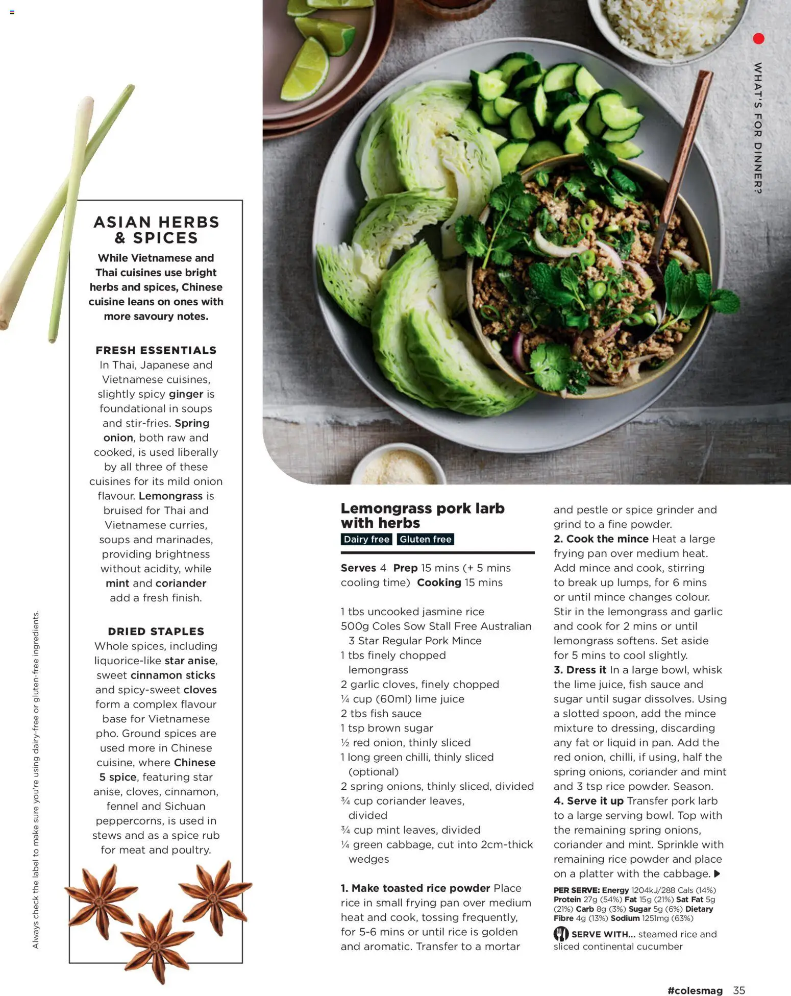 Coles catalogue - valid from 01/07/2026 | Page: 35 | Products: Dairy, Spices, Sauce, Garlic
