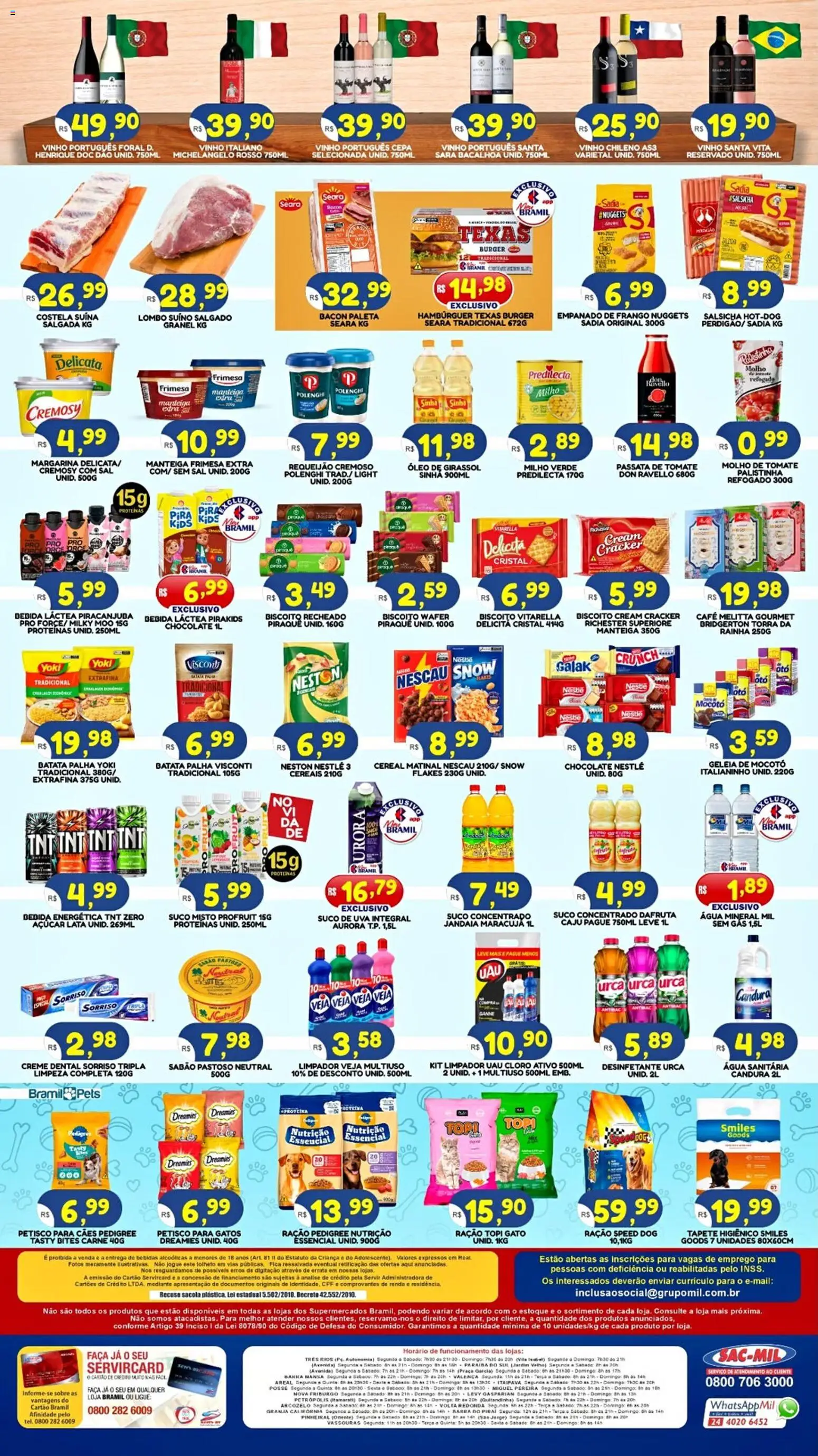 Bramil Supermercados Folheto - válido de 01.06.2026 | Página: 2 | Produtos: Maracujá, Salsicha, Tapete higiênico, Biscoito recheado