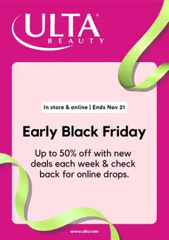 Preview of Ulta Beauty weekly ads valid from 10/26/2026