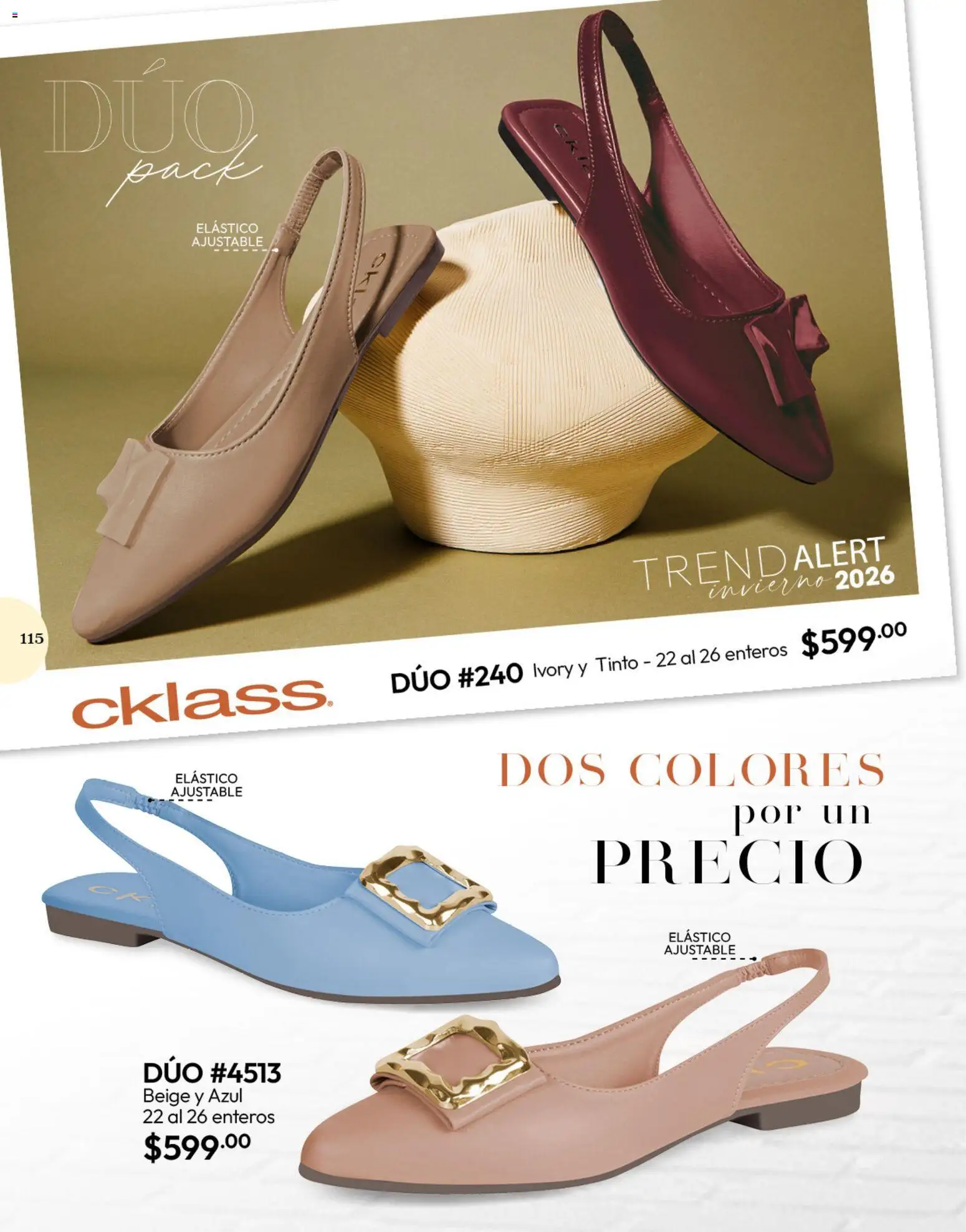 Nuevas ofertas de Cklass válidas en toda la República Mexicana desde el 11/09/2026. ¡Encuentra las mejores ofertas en Cklass catálogo Calzado Invierno! | Página: 119