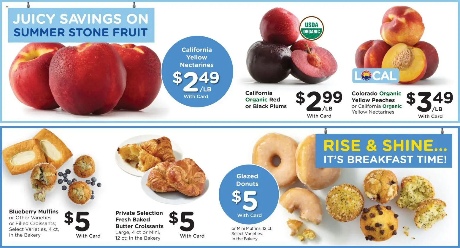 King Soopers Weekly Ad - valid from 07/29/2026 | Page: 15 | Products: Bakery, Peaches, Butter, Croissants