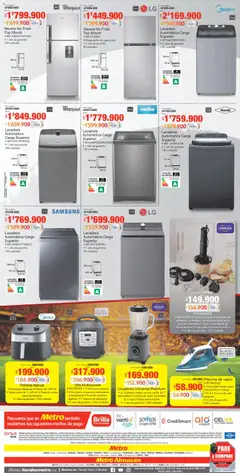 Metro catálogo Superpromo -  Vista previa de la revista de la tienda Metro valido desde el 11.06.2026 | Página: 24 | Productos: Banco, Lavadora, Freidora, Dispensador