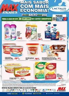 Max Atacadista ofertas Lactalis - Pré-Visualização do folheto da loja Max Atacadista, válido de 31/07/2026