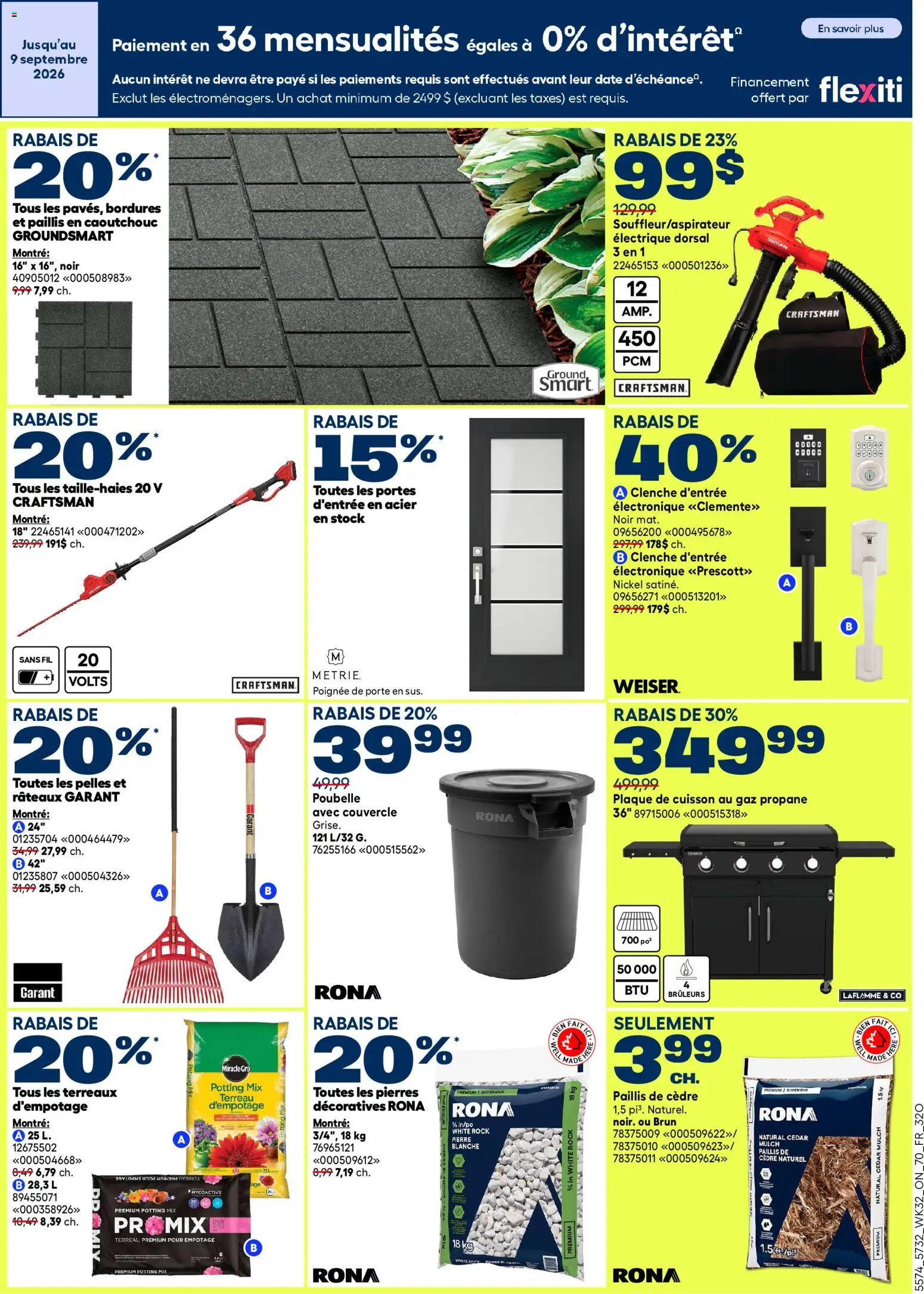 Rona flyer valid from Sep 3, 2026 | Page: 3