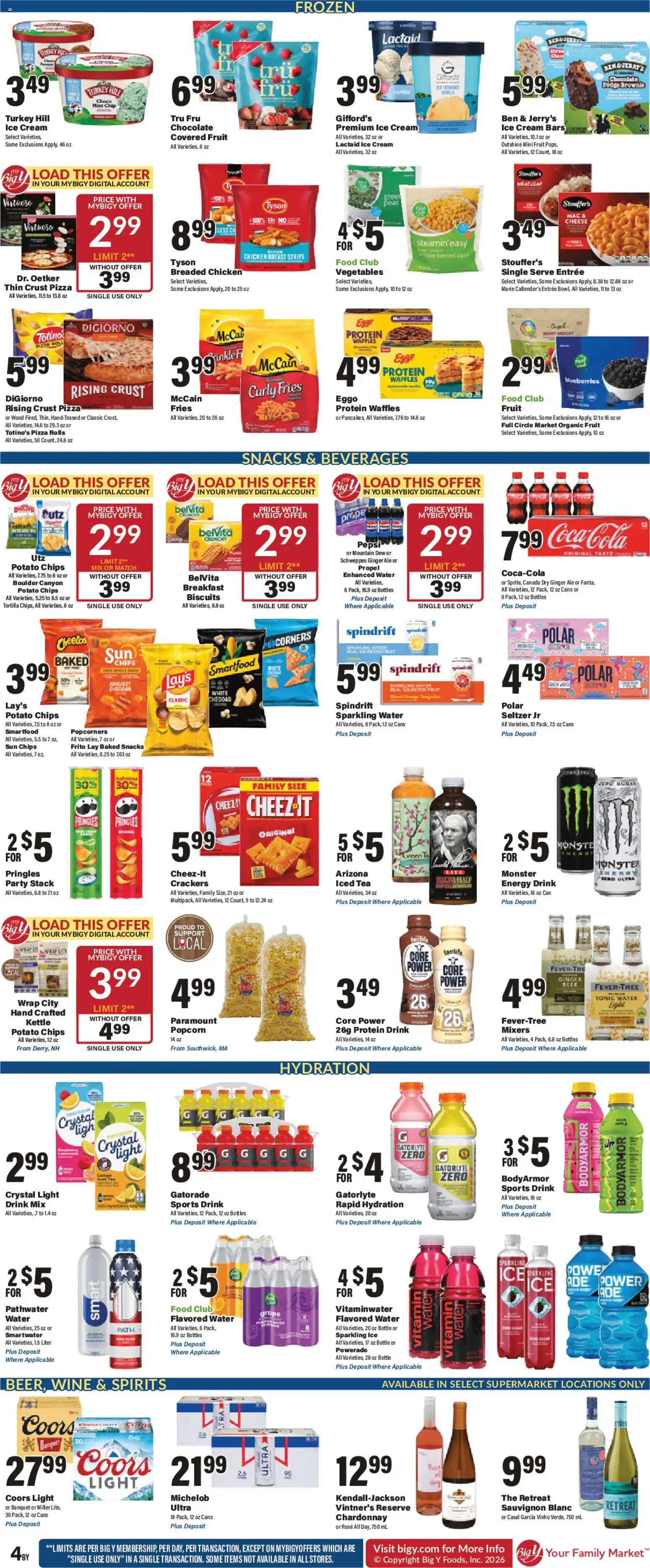 Big Y Weekly Ad - valid from 04.06.2026 | Page: 6 | Products: Vitamin, Ginger, Tea, Chips
