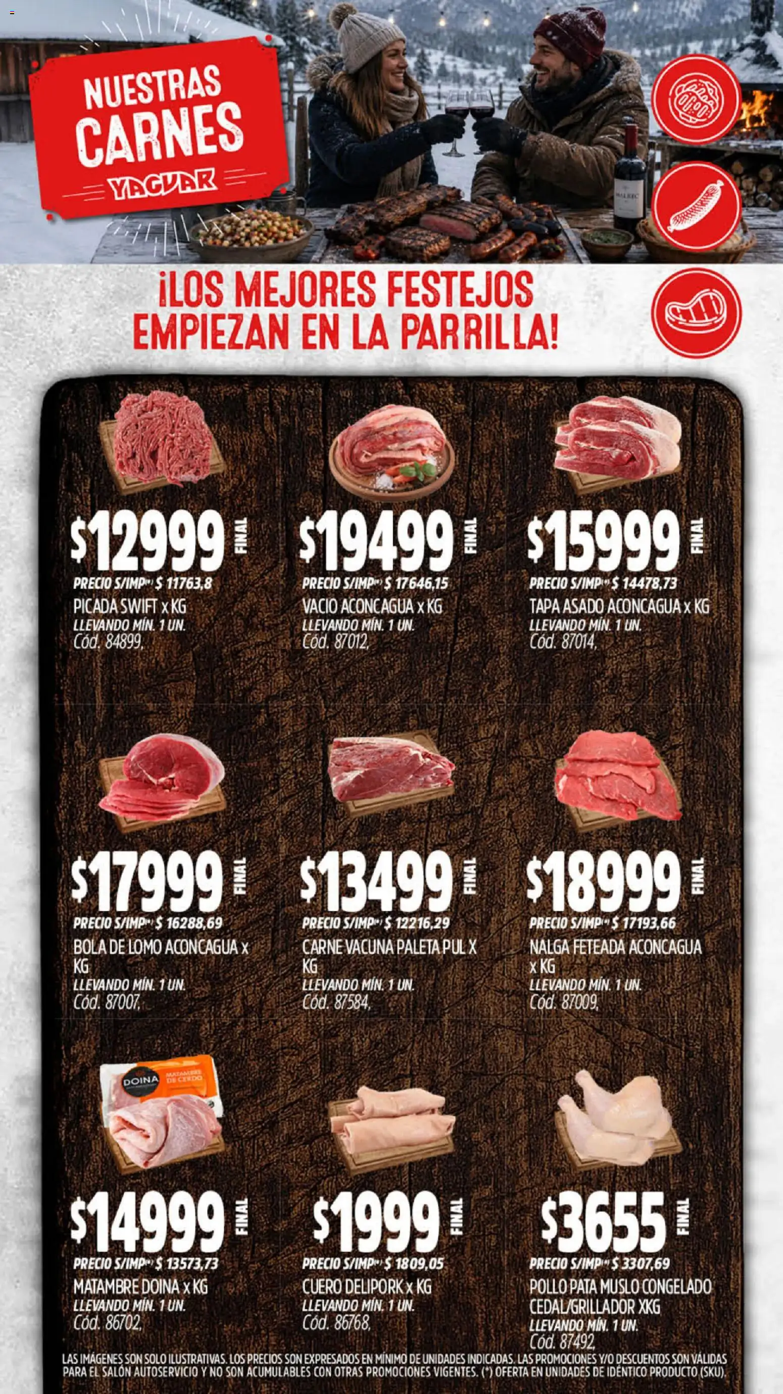 Yaguar - Oferta Semanal Parque Chacabuco │ válido desde el 20/07/2026 | Página: 5 | Productos: Parrilla, Pollo, Paleta, Cerdo