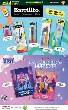Vista previa de Del Sol y Woolworth catálogo Back To School, nuevo folleto de la tienda, válido en México a partir del 25/06/2026 | Página: 14 | Productos: Sacapuntas, Juego