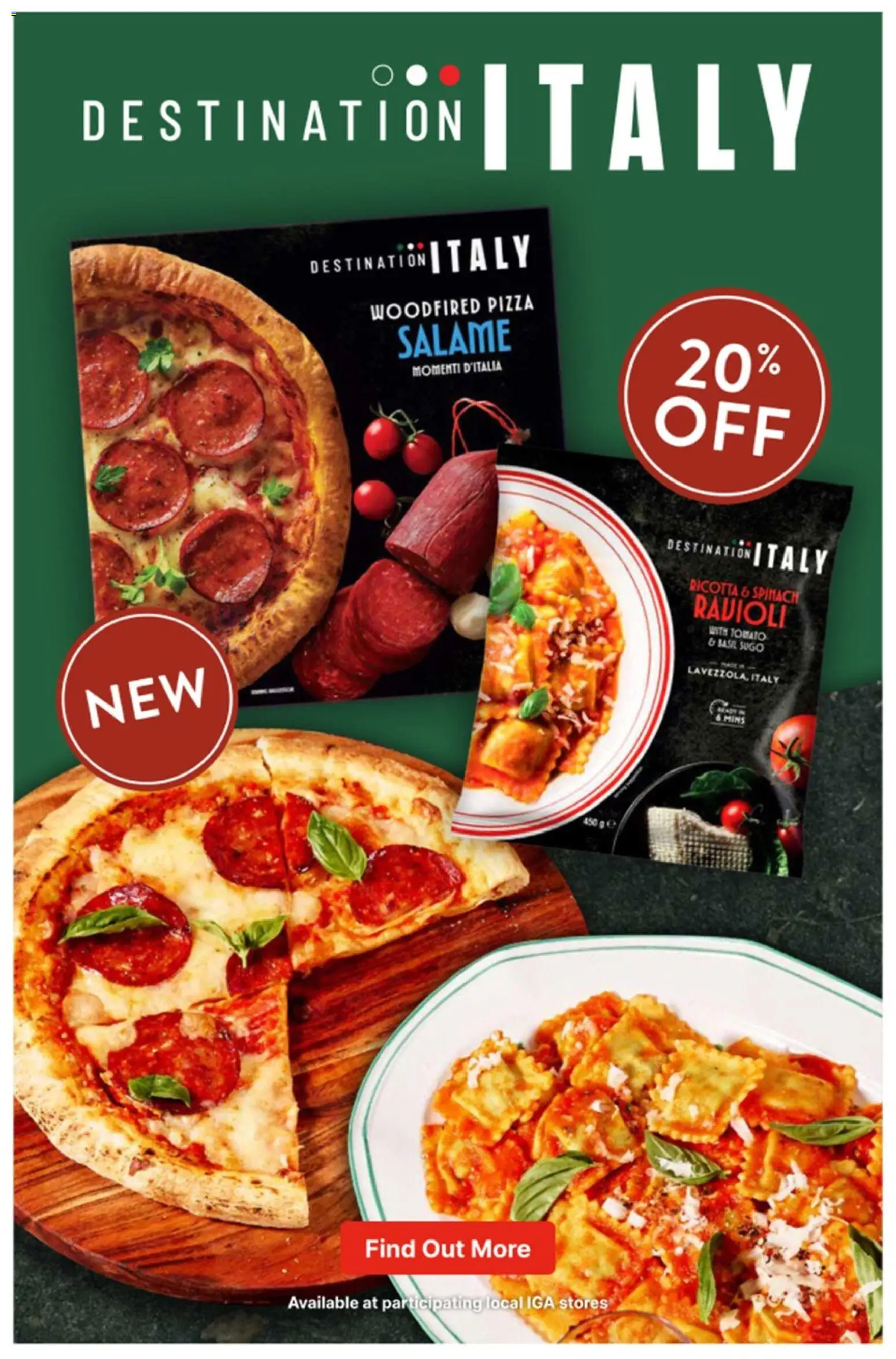 IGA catalogue - valid from 23/09/2026 | Page: 10 | Products: Pizza, Spinach, Tomato, Ricotta