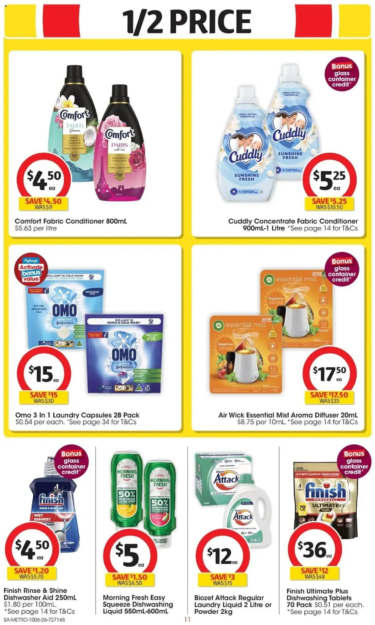 Coles catalogue - valid from 10.06.2026 | Page: 11 | Products: Fragrance, Conditioner, Laundry, Dishwasher