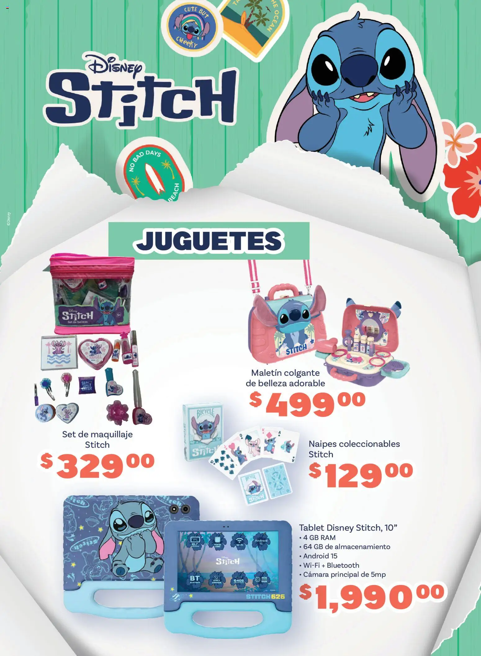 Nuevas ofertas de Soriana válidas en toda la República Mexicana desde el 26.03.2026. ¡Encuentra las mejores ofertas en Soriana Especial Stitch Híper! | Página: 9 | Productos: Tablet, Cámara, Maquillaje