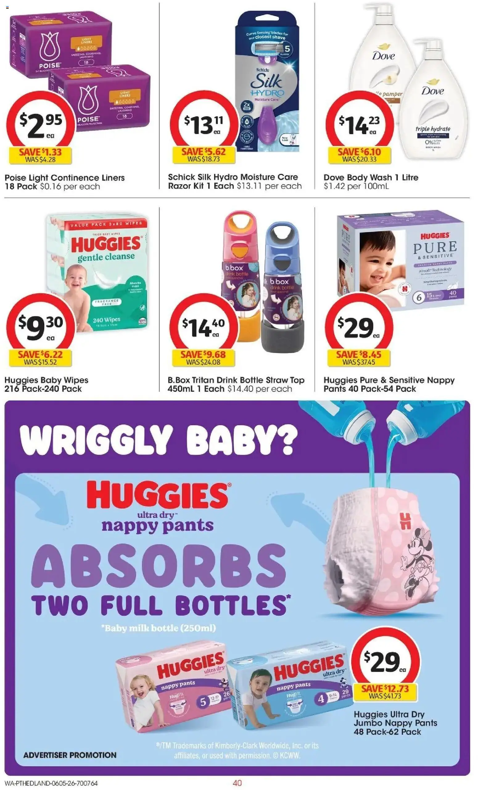 Coles catalogue - valid from 05.05.2026 | Page: 40 | Products: Box, Fragrance, Milk, Razor
