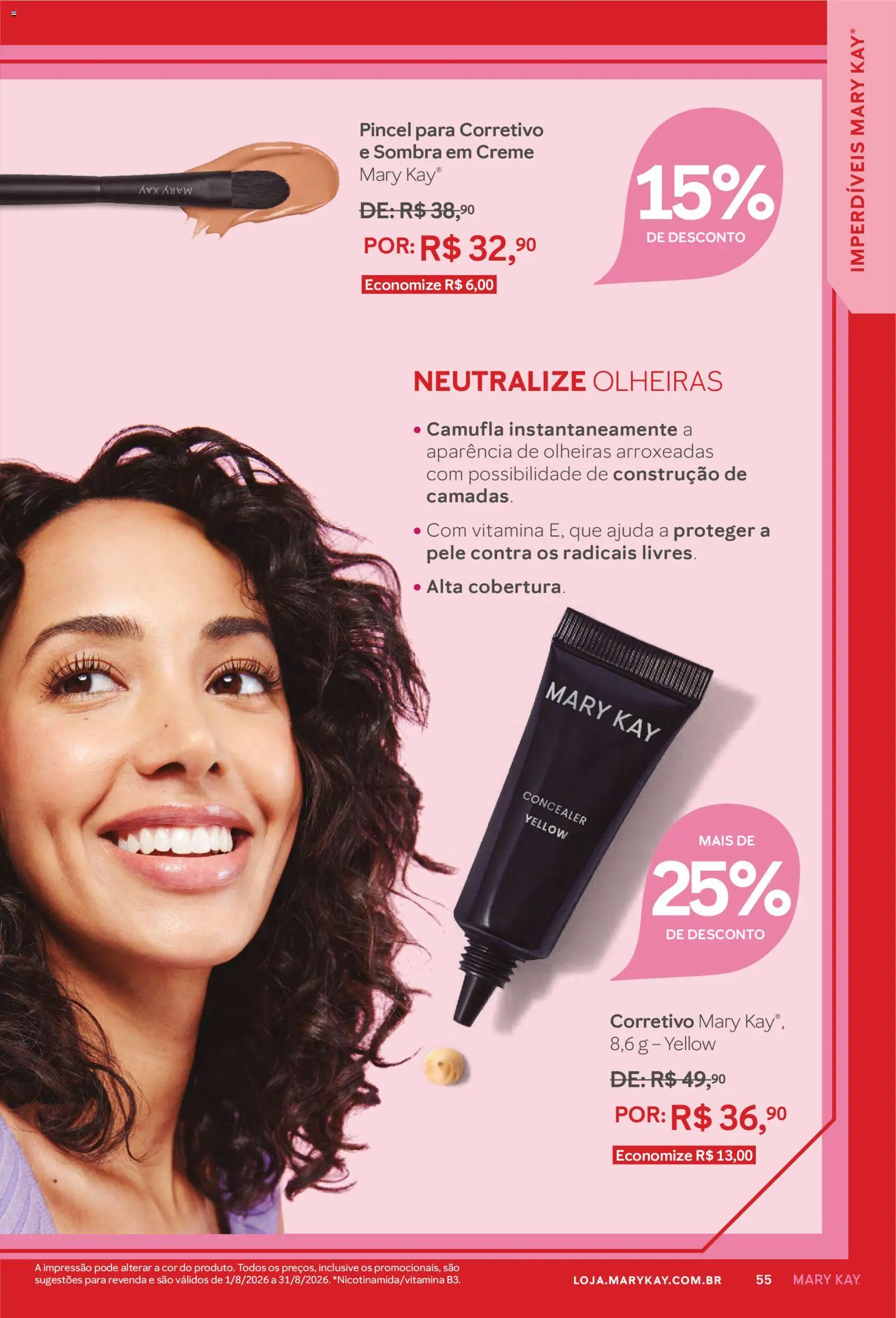 Mary Kay Folheto - válido de 01/08/2026 | Página: 55