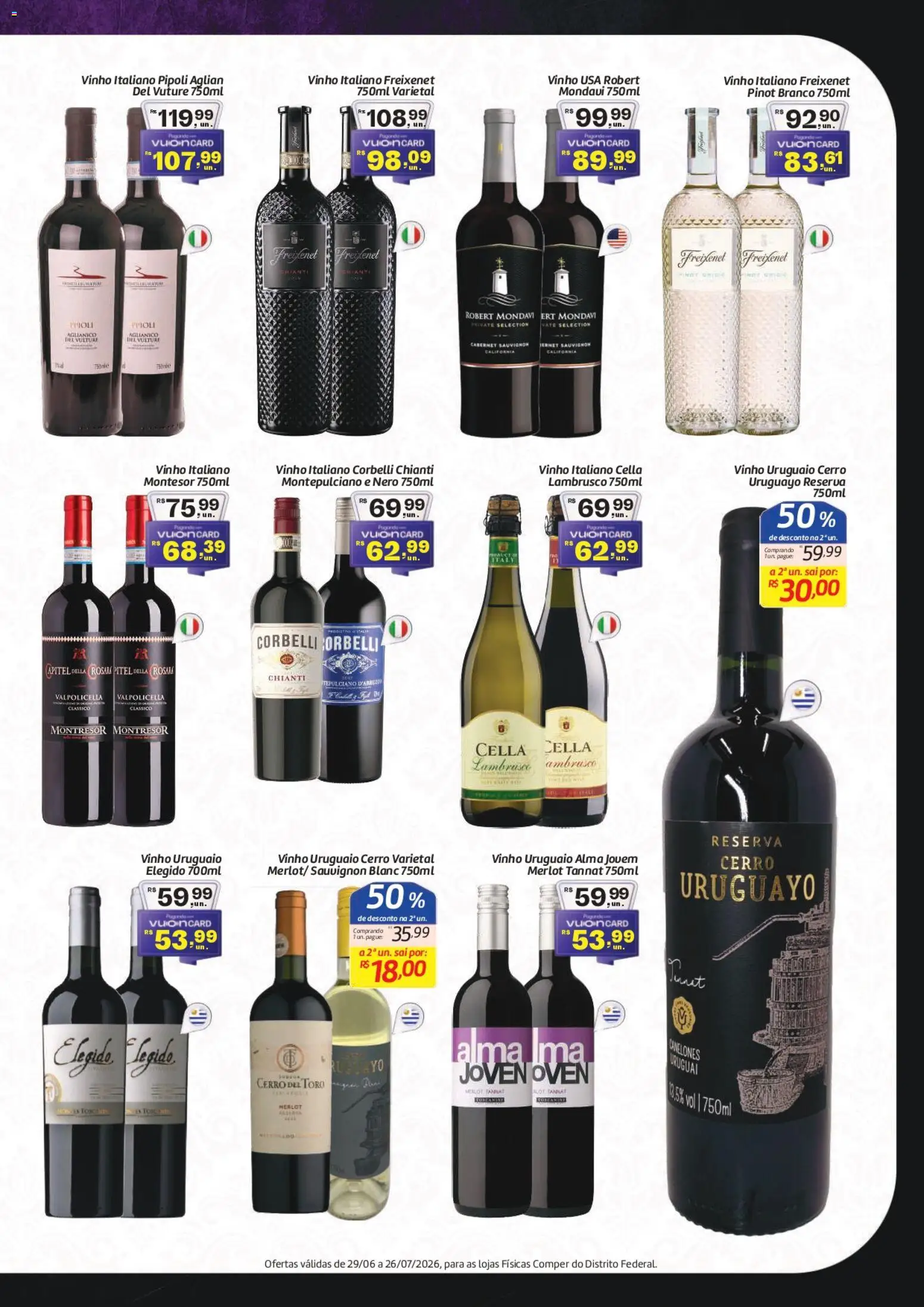 Comper Folheto - válido de 29/06/2026 | Página: 7 | Produtos: Vinho
