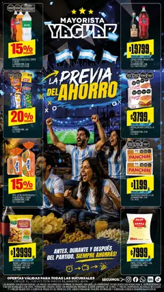 Vista previa Yaguar - ¡La Previa del Ahorro! Parque Chacabuco válido desde el 11.06.2026 | Página: 1 | Productos: Pollo, Pan, Café, Papas fritas