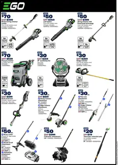 Preview of Rona weekly flyer from shop Rona valid from 21.05.2026 | Page: 13 | Products: Cutter, Fan, Brush, Battery