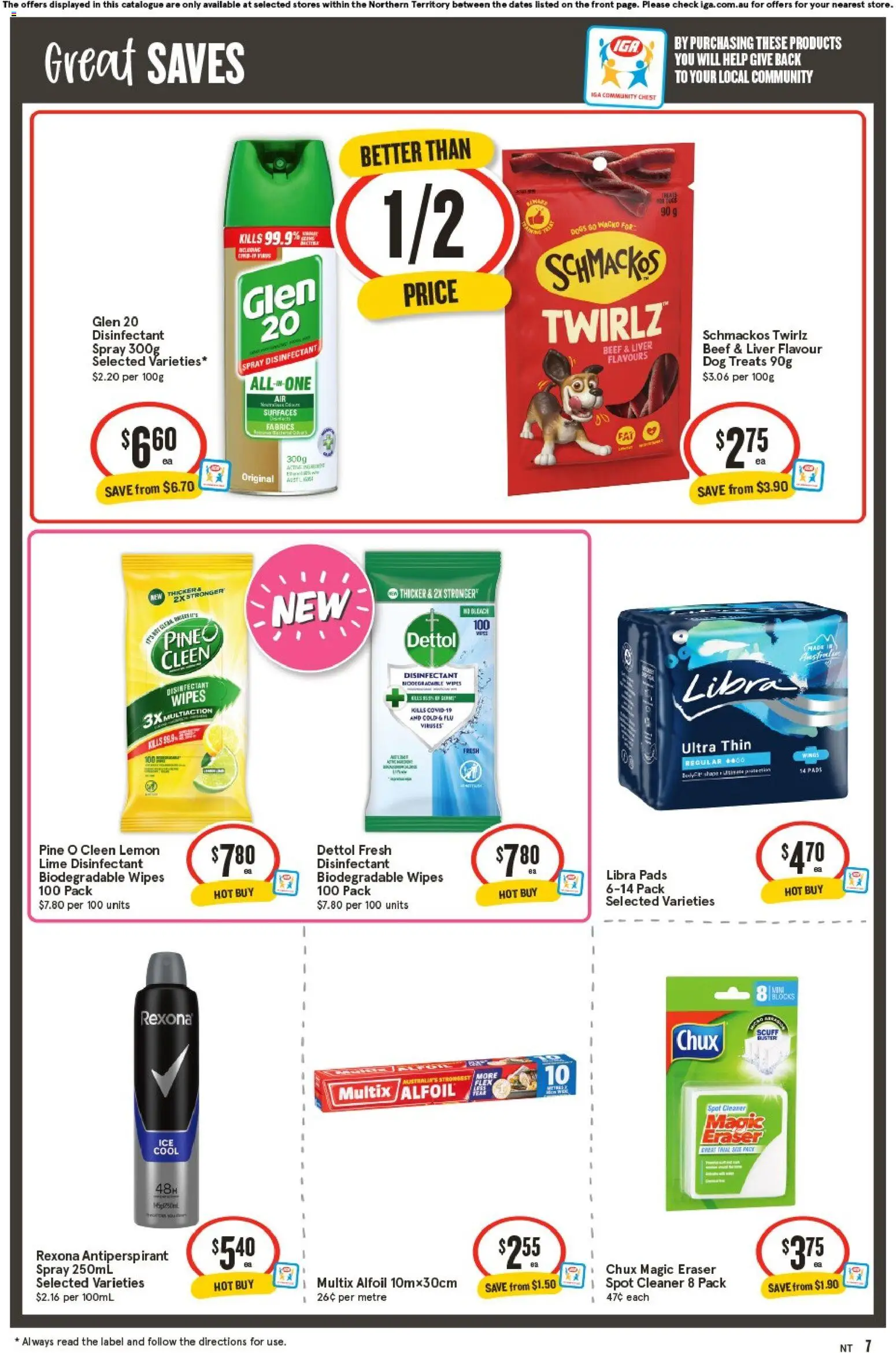 IGA catalogue - valid from 03.06.2026 | Page: 8 | Products: Beef, Antiperspirant, Lemon, Lime