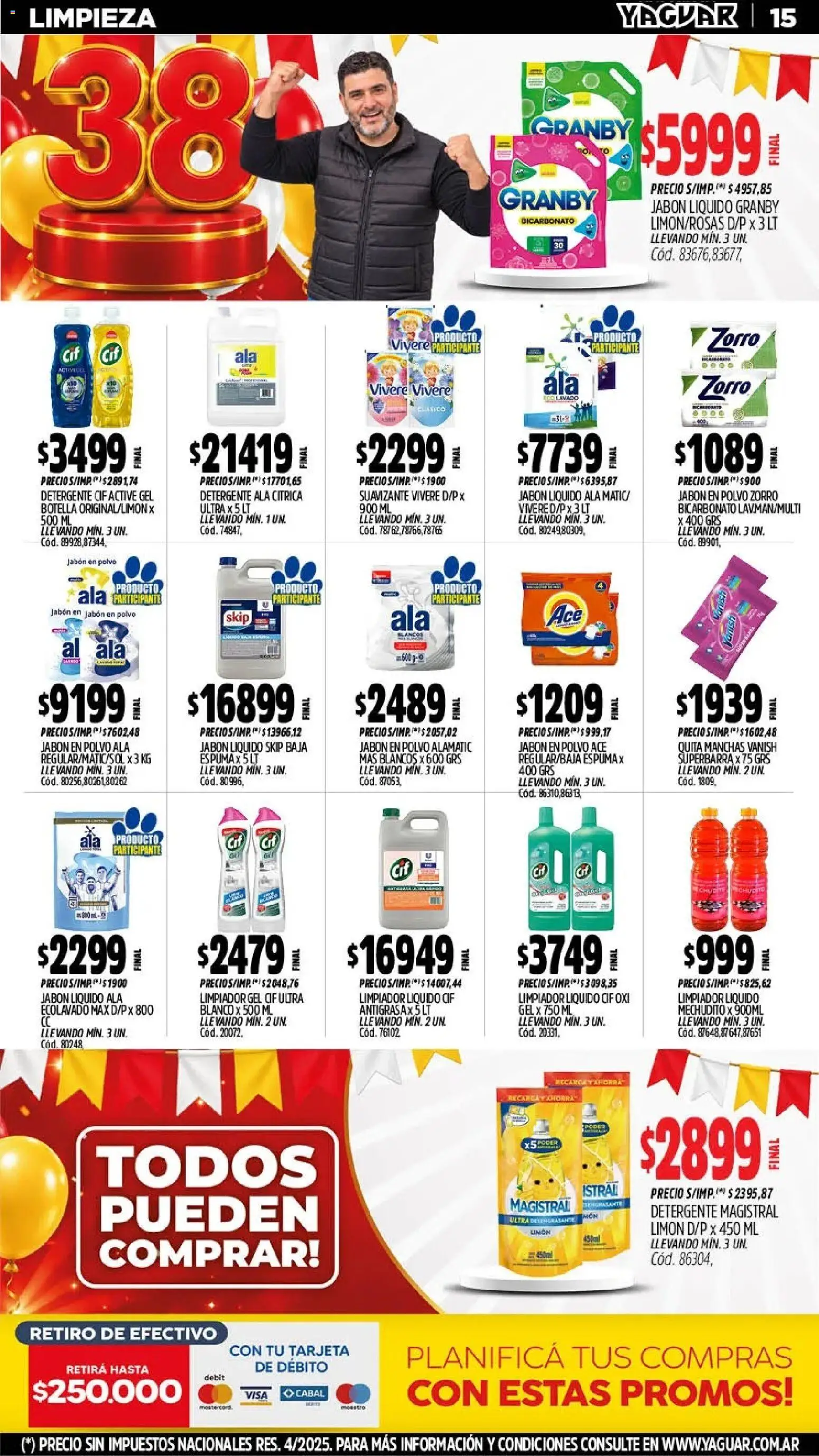 Yaguar - Oferta Semanal Mendoza │ válido desde el 26/10/2026 | Página: 16