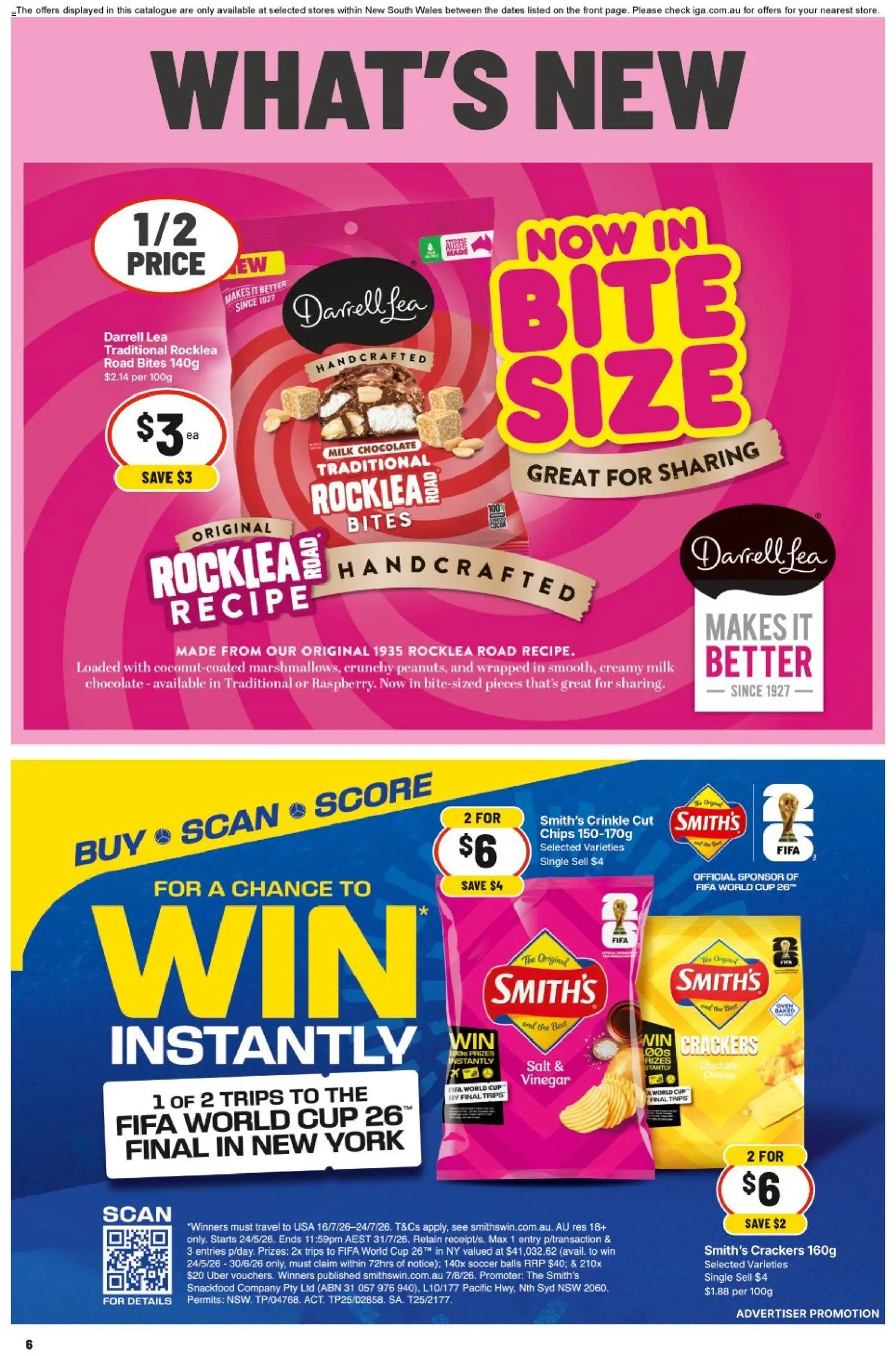 IGA catalogue - valid from 10.06.2026 | Page: 7 | Products: Crackers, Cheese, Chocolate, Salt