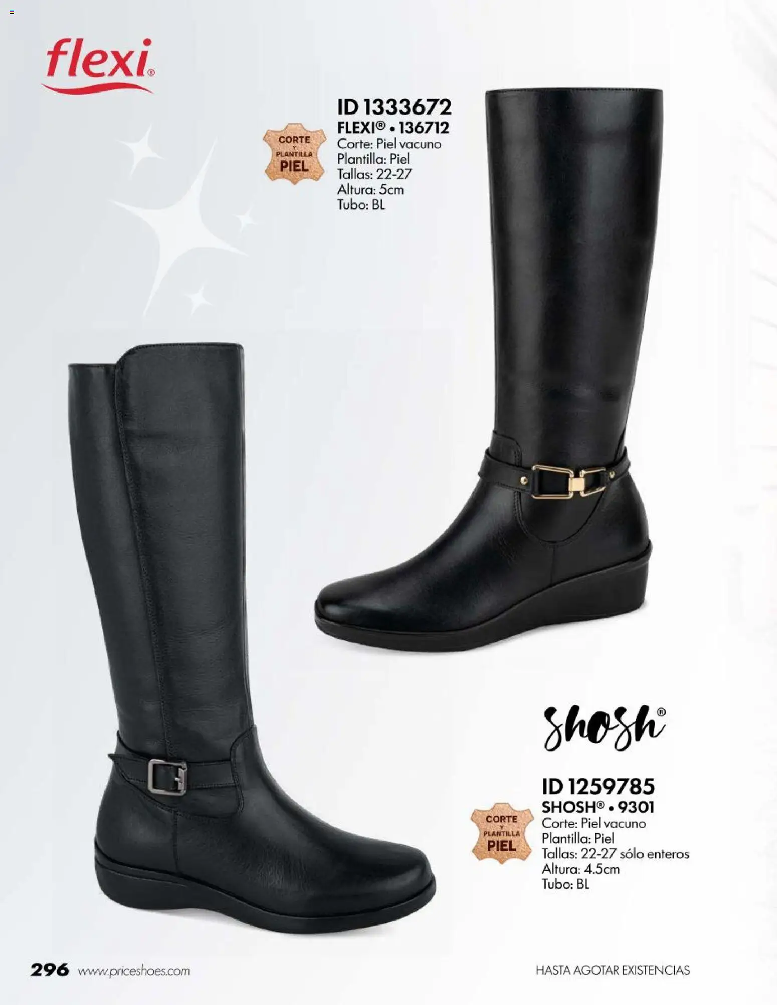 Nuevas ofertas de Price Shoes válidas en toda la República Mexicana desde el 18/07/2026. ¡Encuentra las mejores ofertas en Price Shoes catálogo Botas! | Página: 296
