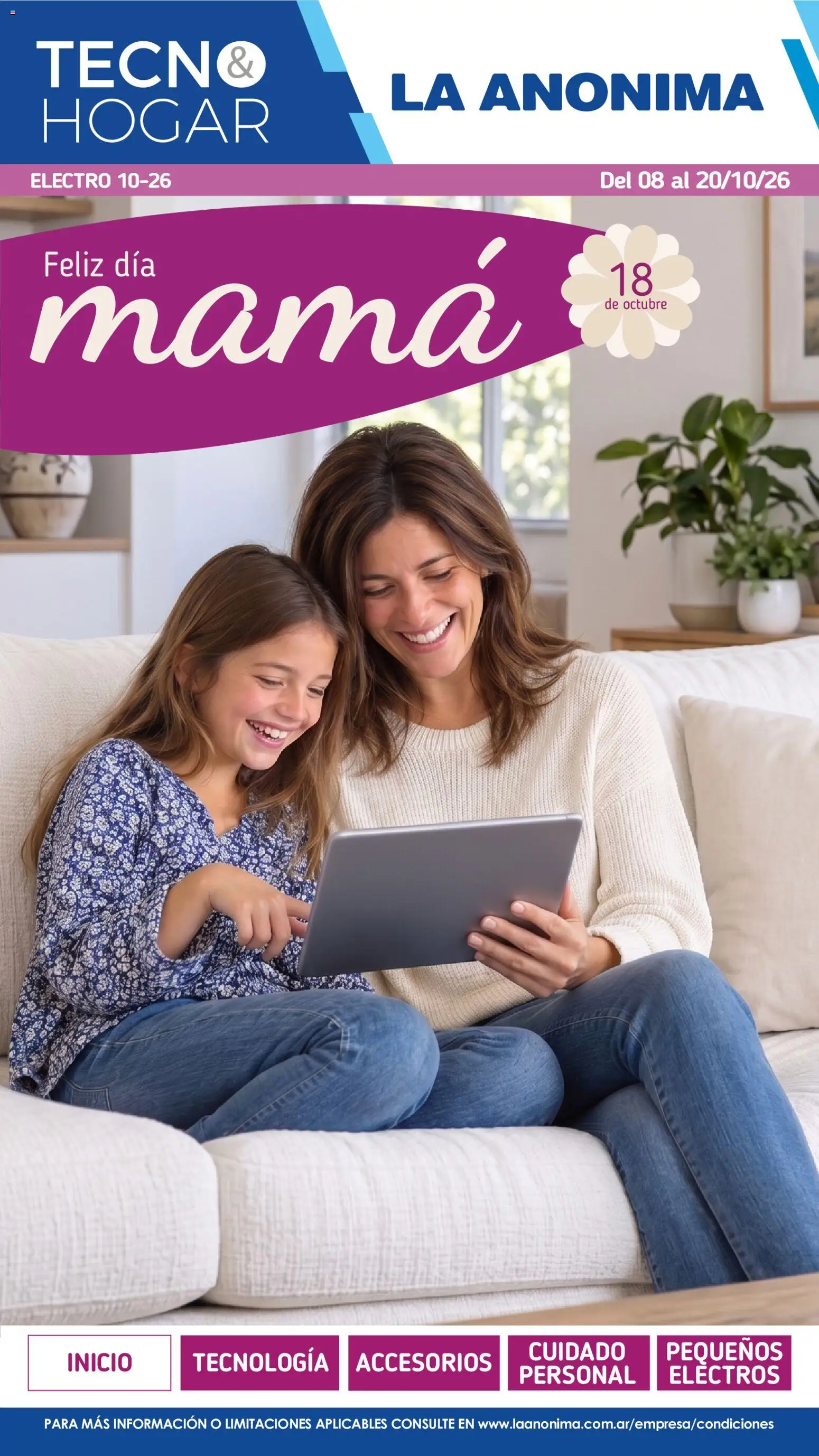 La Anonima - Tecno & Hogar Madre │ válido desde el 08/10/2026 | Página: 1