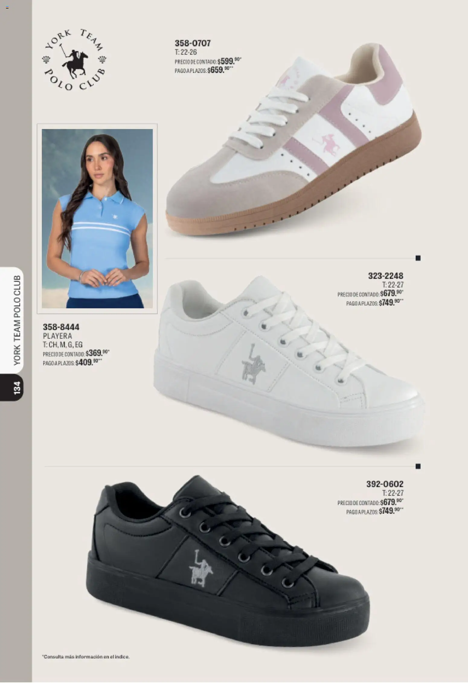 Nuevas ofertas de Andrea válidas en toda la República Mexicana desde el 09/08/2026. ¡Encuentra las mejores ofertas en Andrea catálogo Deportivo Completo! | Página: 134