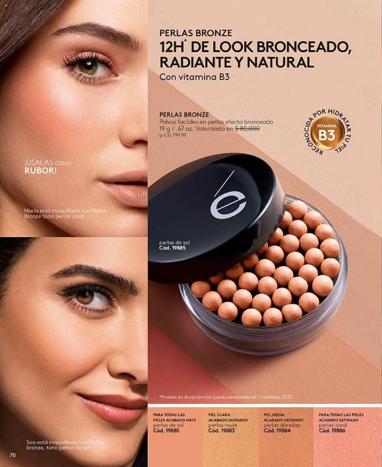 Ésika revista - valida desde el 07/08/2026 | Página: 70 | Productos: Rubor