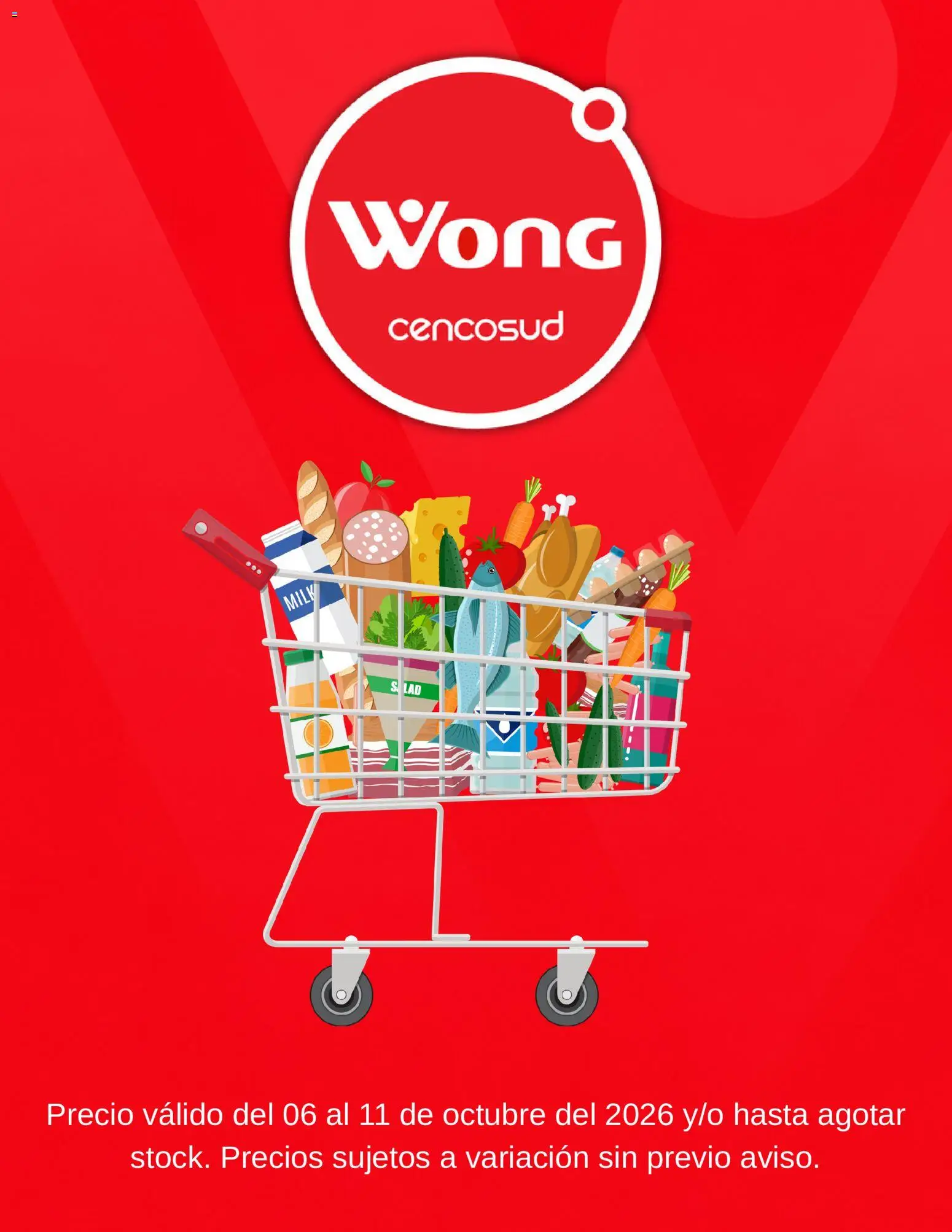 Catálogo Wong válido desde 06/10/2026 | Página: 1