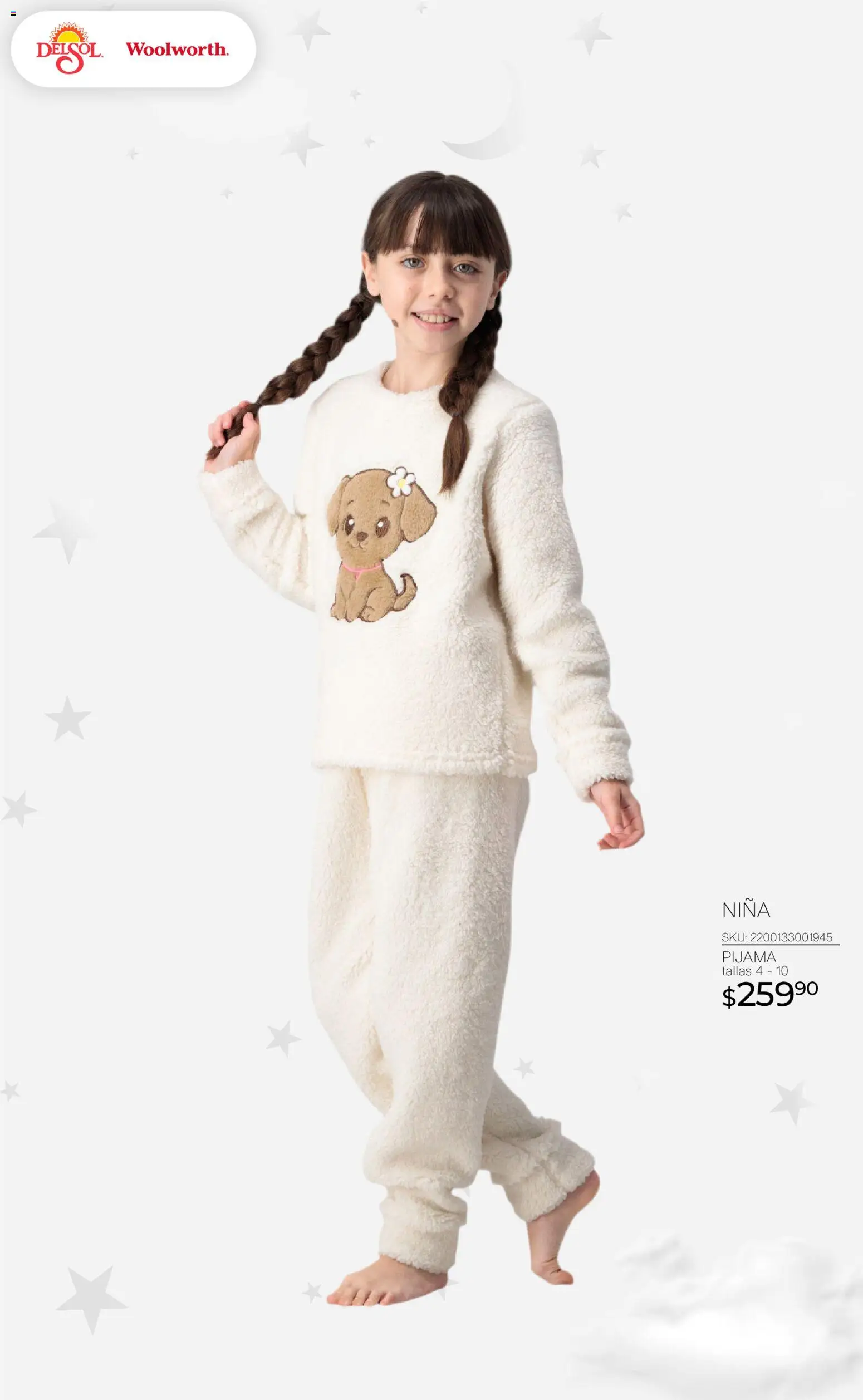 Nuevas ofertas de Del Sol y Woolworth válidas en toda la República Mexicana desde el 01/10/2026. ¡Encuentra las mejores ofertas en Del Sol y Woolworth catálogo Pijamas! | Página: 19