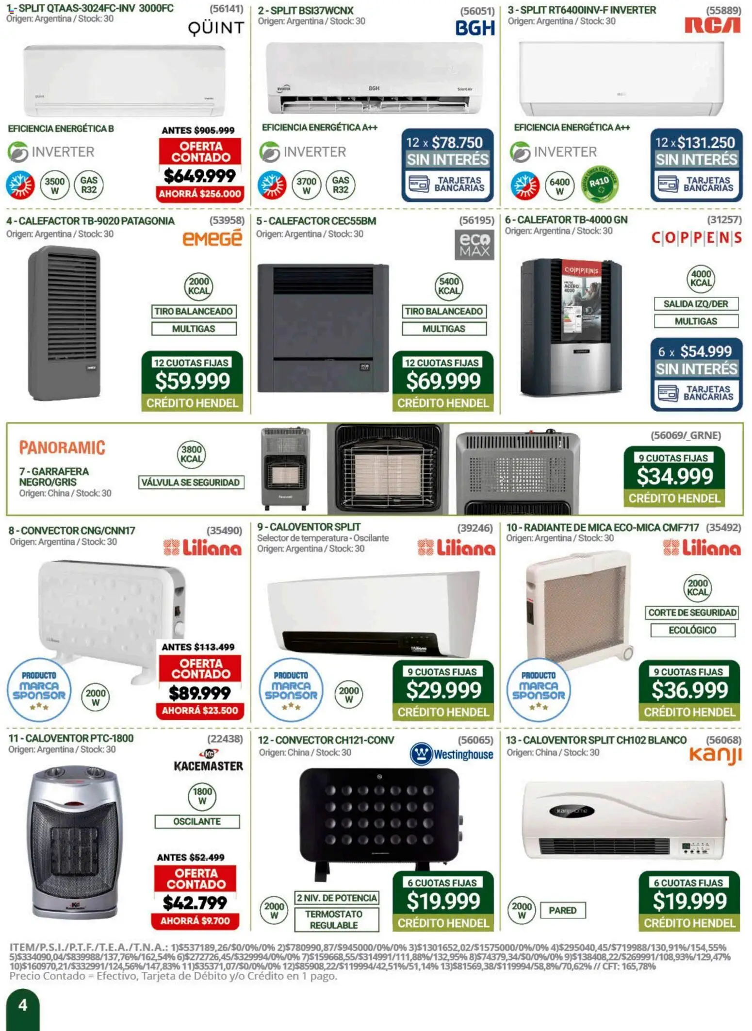 Hendel catálogo │ válido desde el 01.06.2026 | Página: 4 | Productos: Calefactor, Radiante
