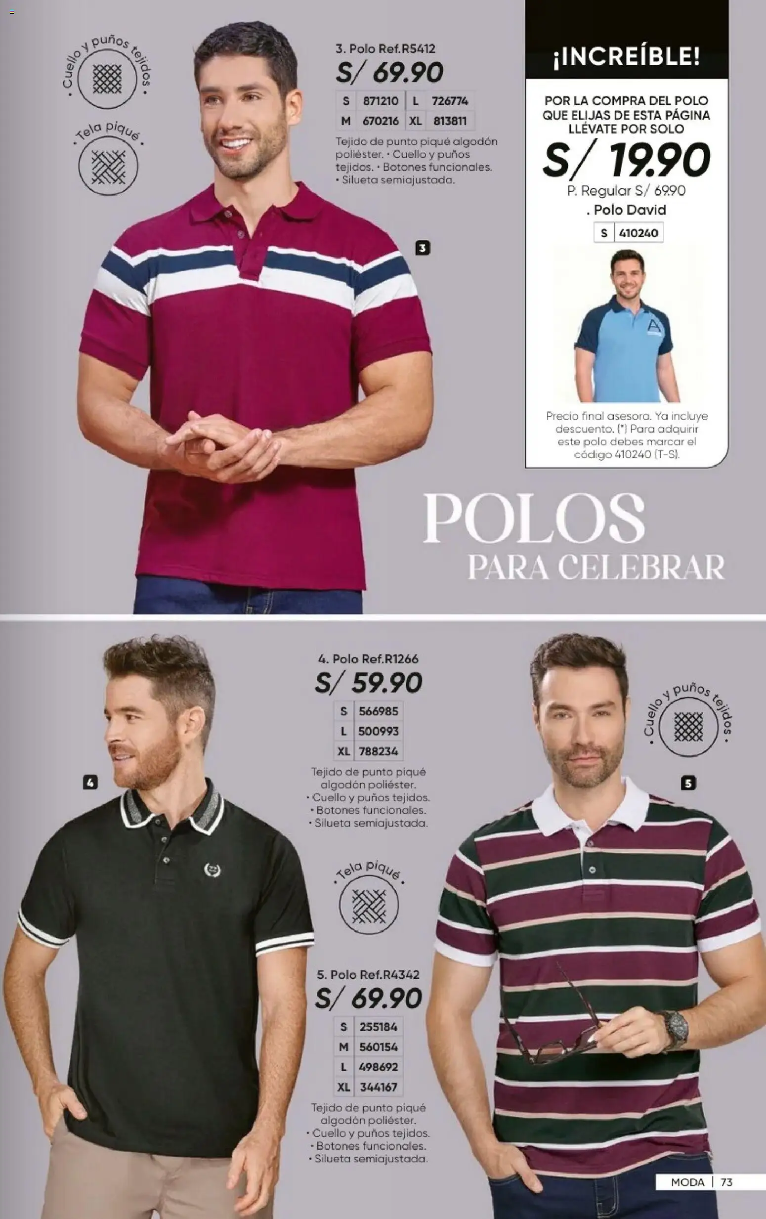 Catálogo Azzorti válido desde 20/09/2026 | Página: 75 | Productos: Cuello, Polo, Algodón