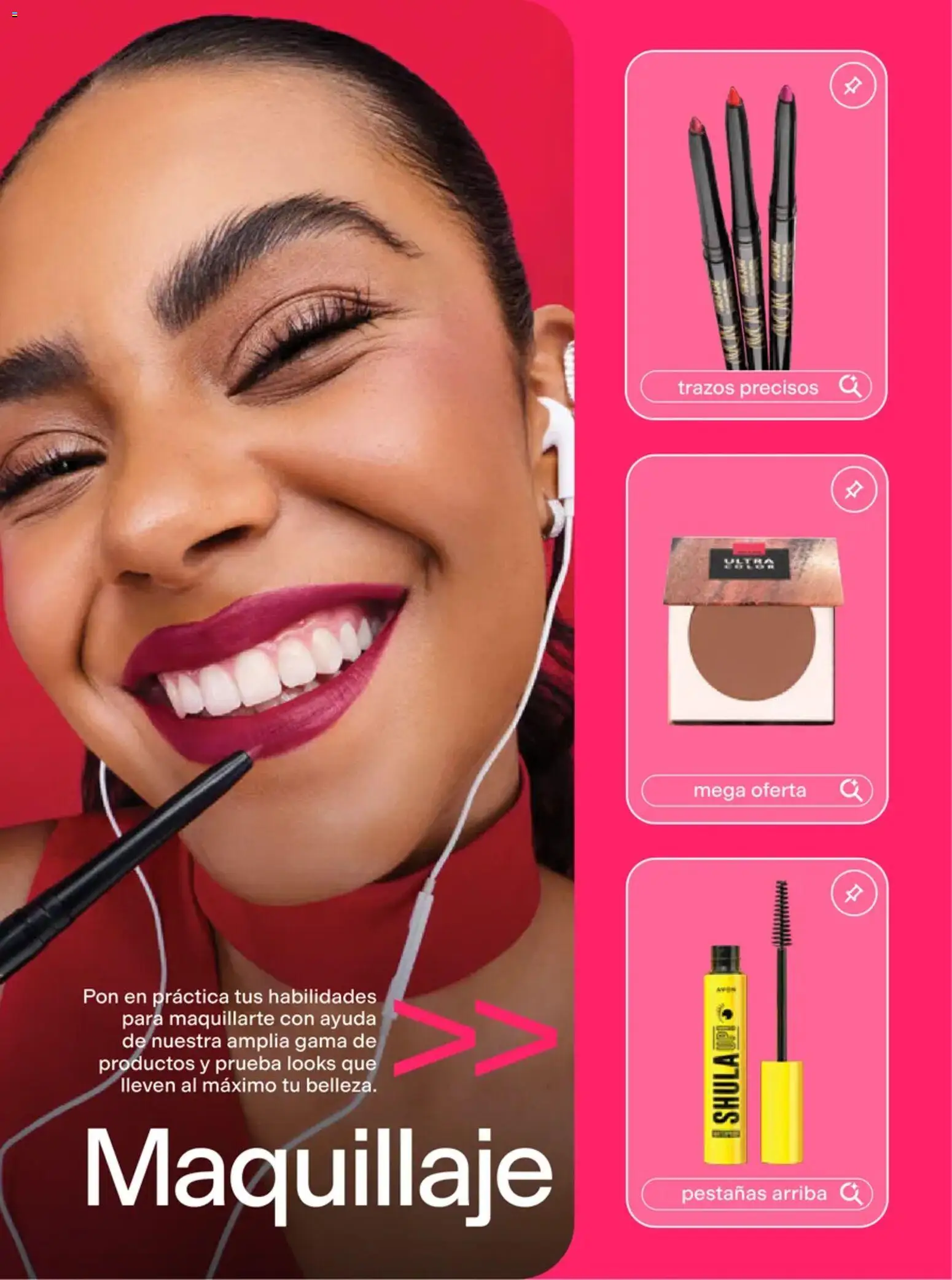 Nuevas ofertas de AVON válidas en toda la República Mexicana desde el 02/10/2026. ¡Encuentra las mejores ofertas en AVON campaña 15 2026! | Página: 11 | Productos: Maquillaje