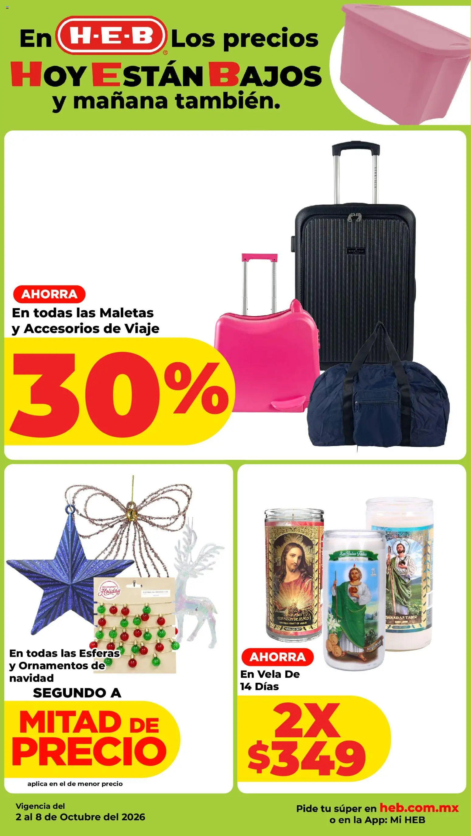 Nuevas ofertas de H-E-B válidas en toda la República Mexicana desde el 02/10/2026. ¡Encuentra las mejores ofertas en H-E-B folleto! | Página: 12