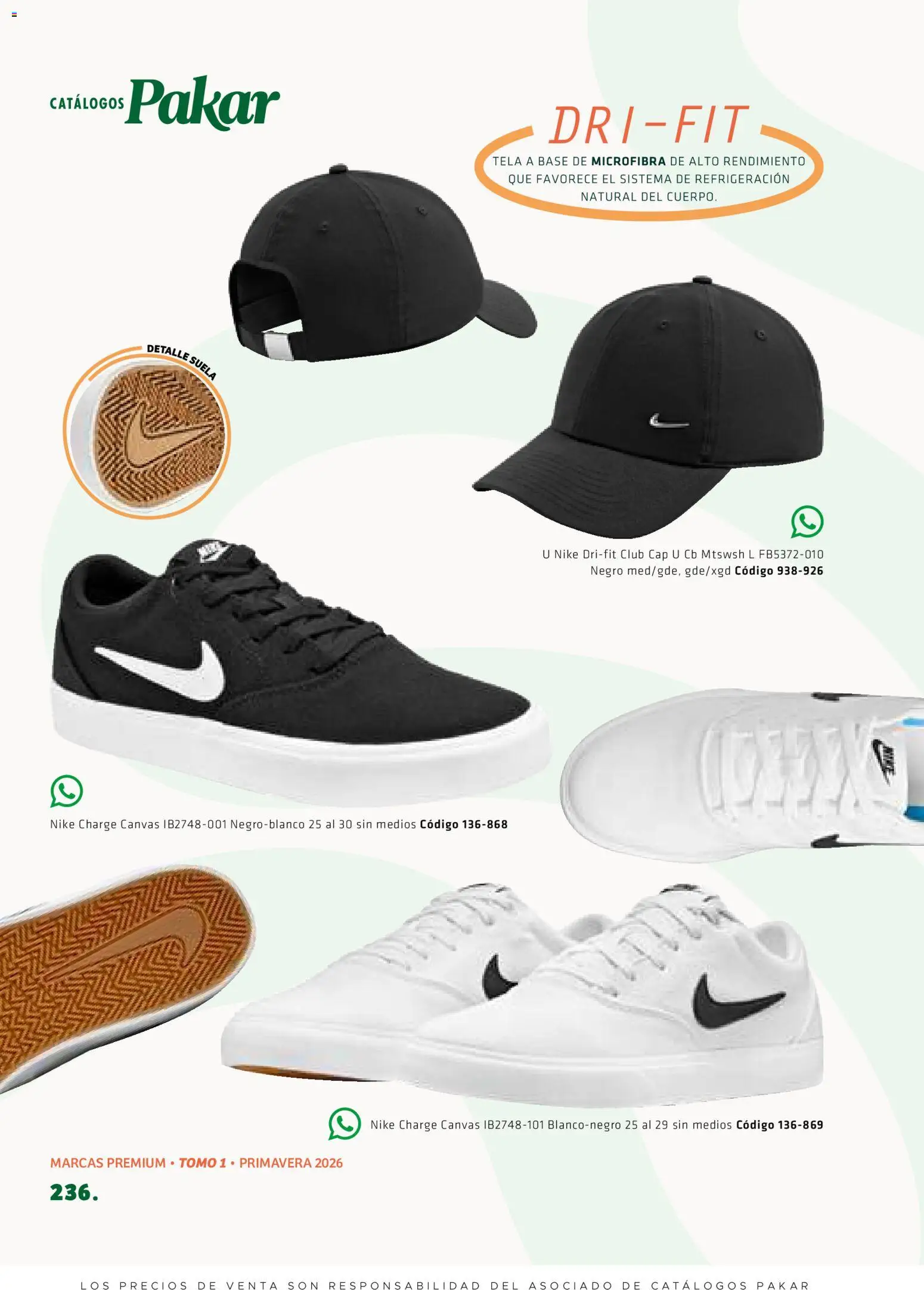Nuevas ofertas de SC Pakar válidas en toda la República Mexicana desde el 27/02/2026. ¡Encuentra las mejores ofertas en SC Pakar catálogo Premium Men Tomo 1! | Página: 236