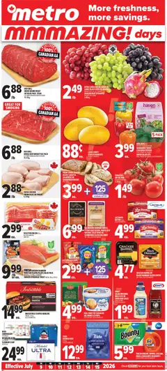 Preview of Metro weekly flyer - Québec from shop Metro valid from Jul 9, 2026