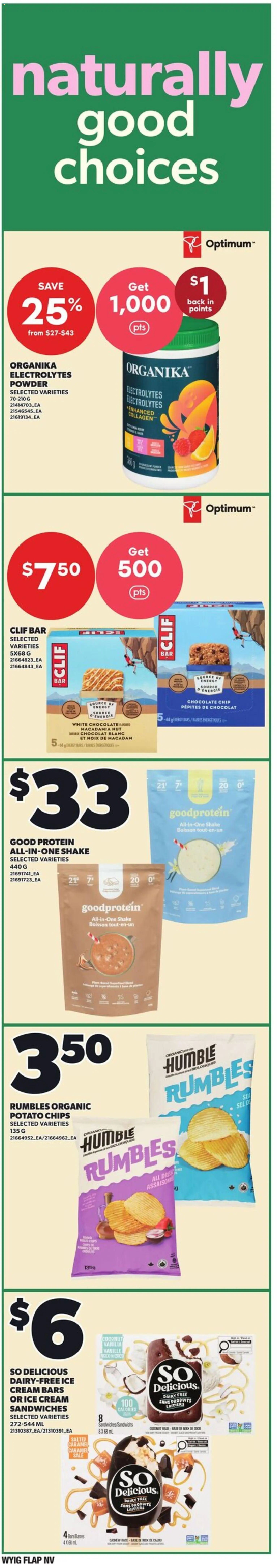 Loblaws flyer valid from 21.05.2026 | Page: 7 | Products: Chips, Cream, Ice cream, Powder