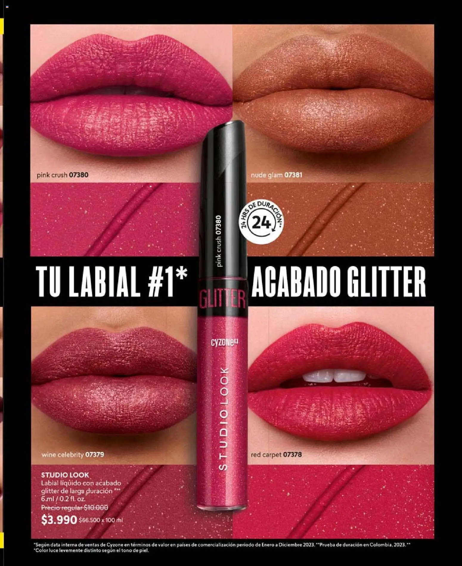Catálogo CyZone Campaña 16 │ válido desde el 28.09.2026 | Página: 111 | Productos: Glitter, Labial