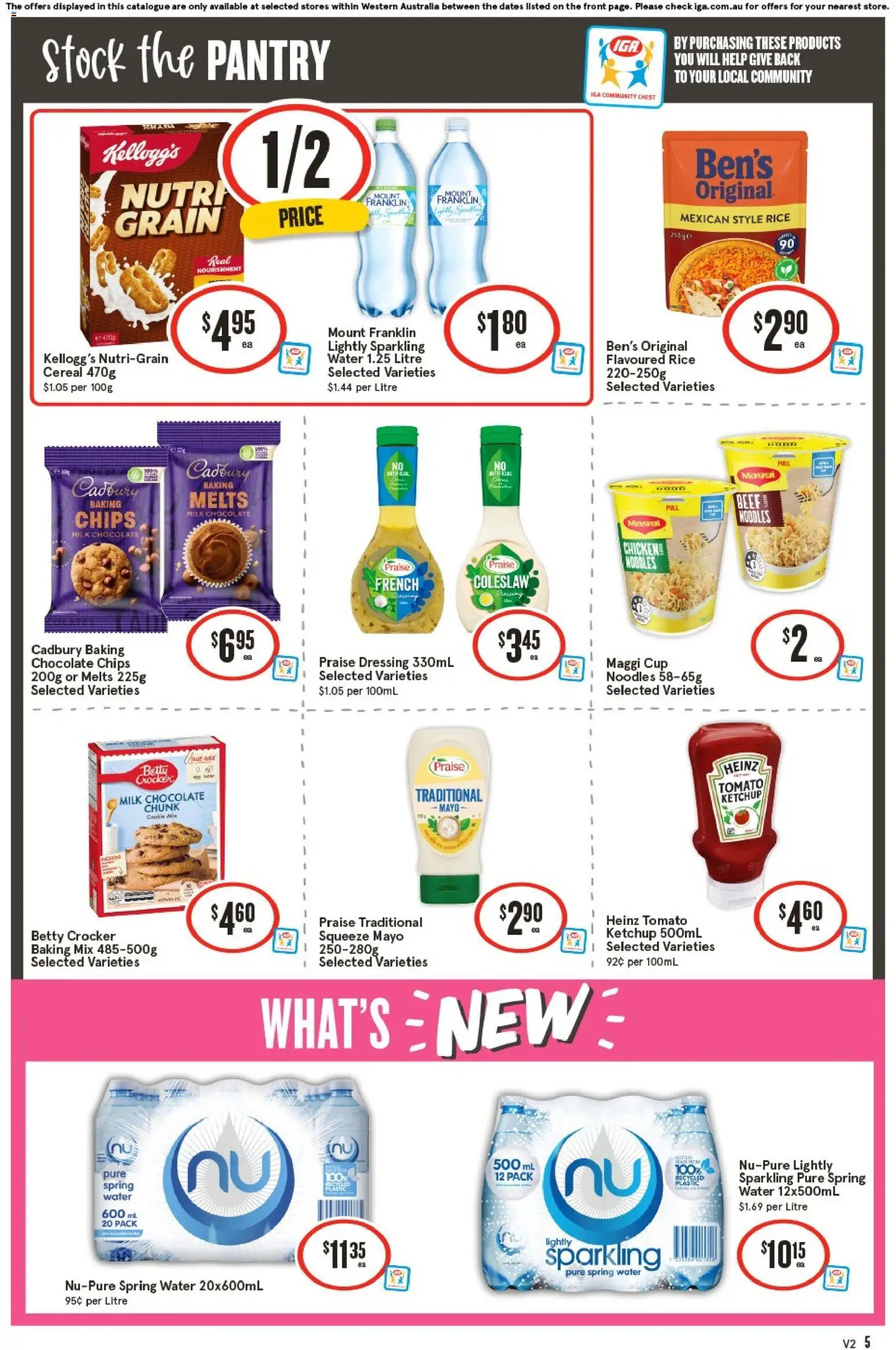 IGA catalogue - valid from 17.06.2026 | Page: 6 | Products: Chocolate, Chicken, Rice, Noodles