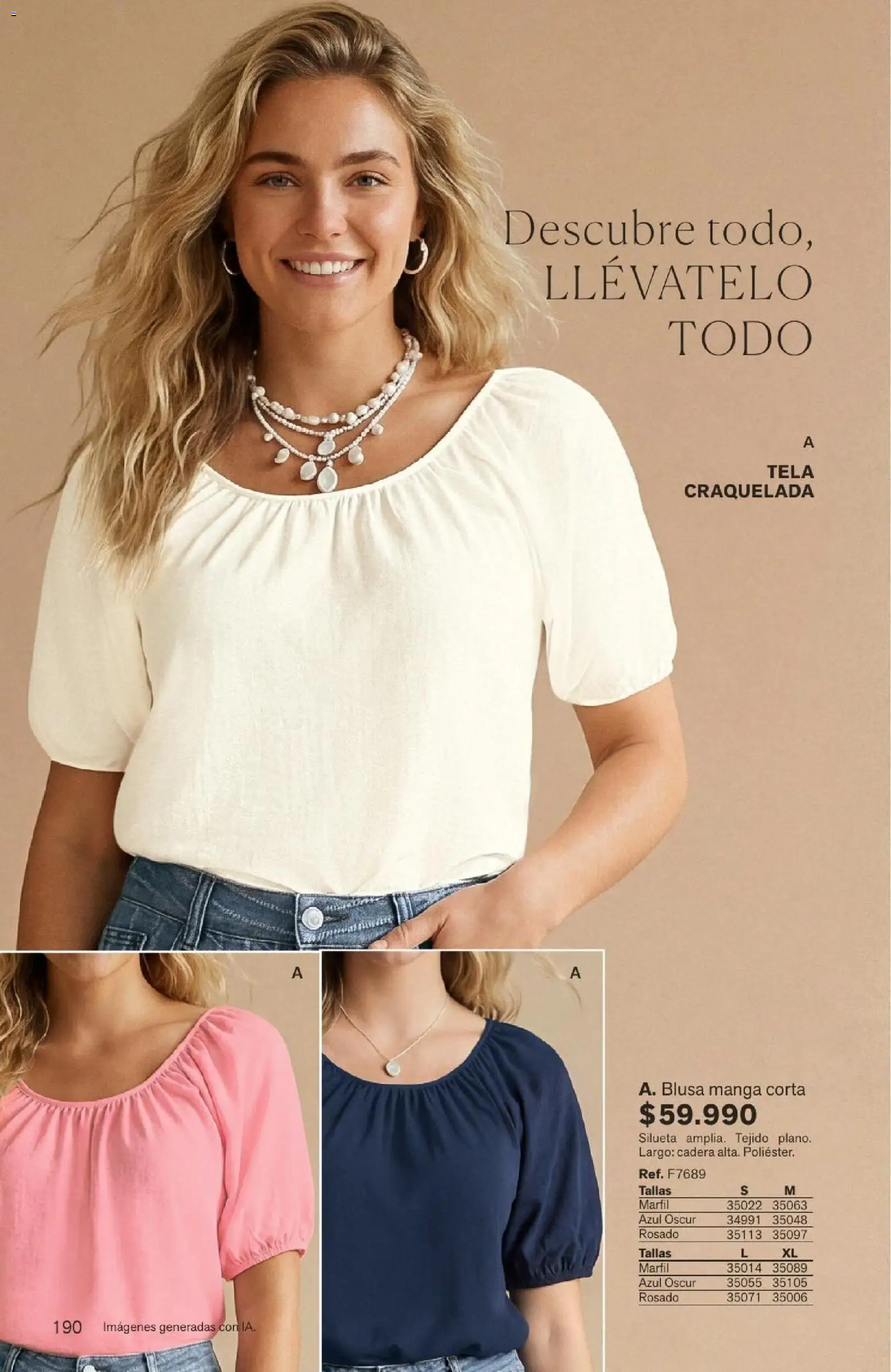 Leonisa revista - valida desde el 04/08/2026 | Página: 190 | Productos: Blusa