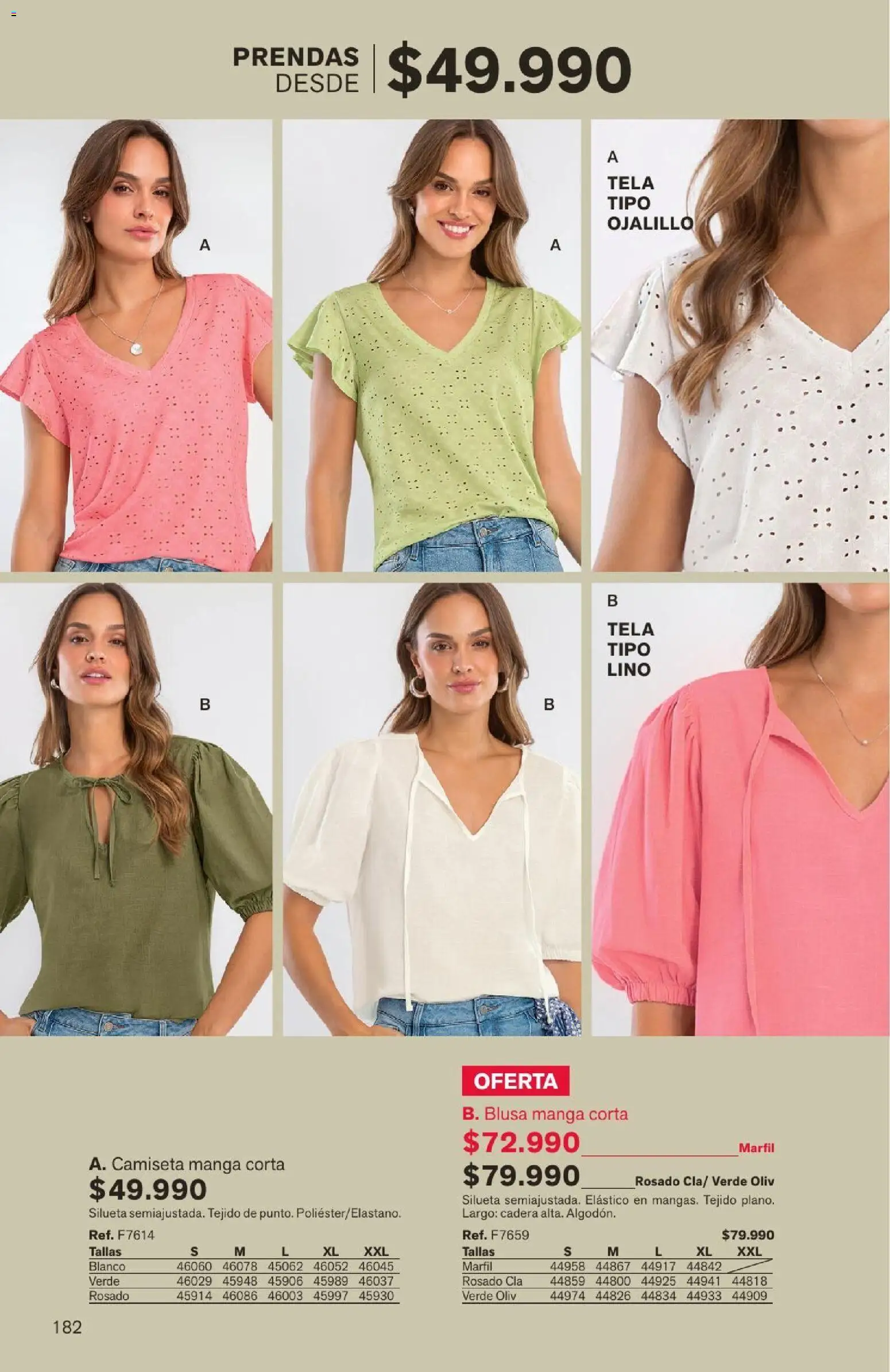 Leonisa revista - valida desde el 04/08/2026 | Página: 182 | Productos: Camiseta, Blusa