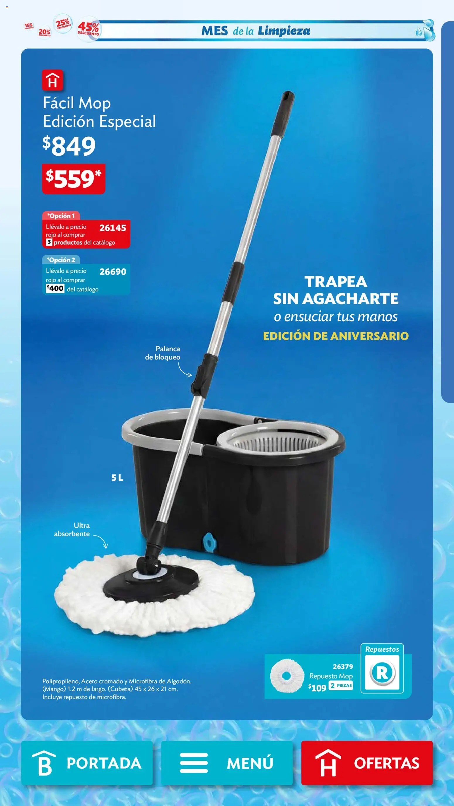 Nuevas ofertas de Betterware válidas en toda la República Mexicana desde el 28/09/2026. ¡Encuentra las mejores ofertas en Betterware campaña 10 2026! | Página: 91