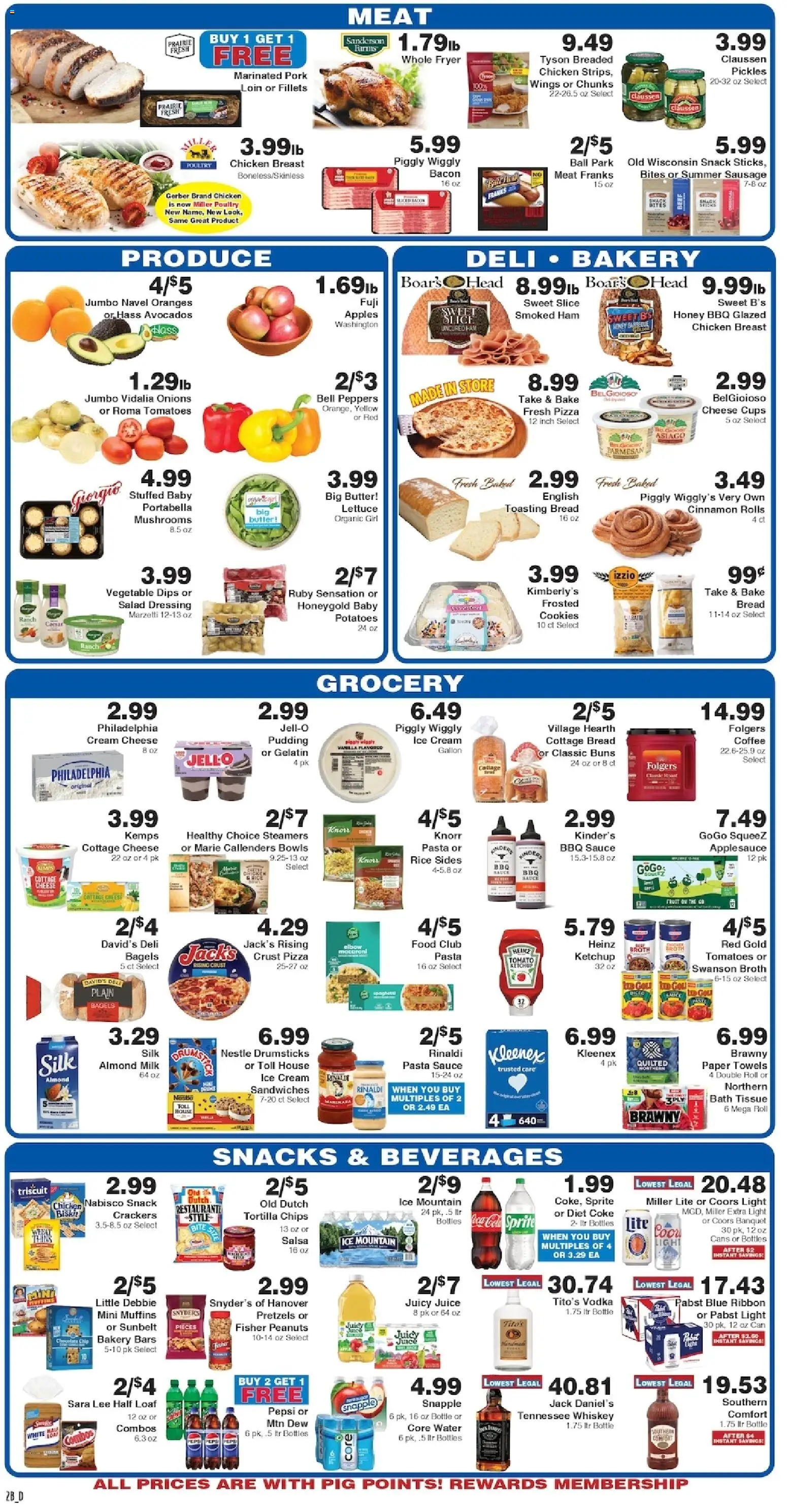 Piggly Wiggly Weekly Ad - valid from 08/26/2026 | Page: 2 | Products: Pizza, Water, Pickles, Muffins