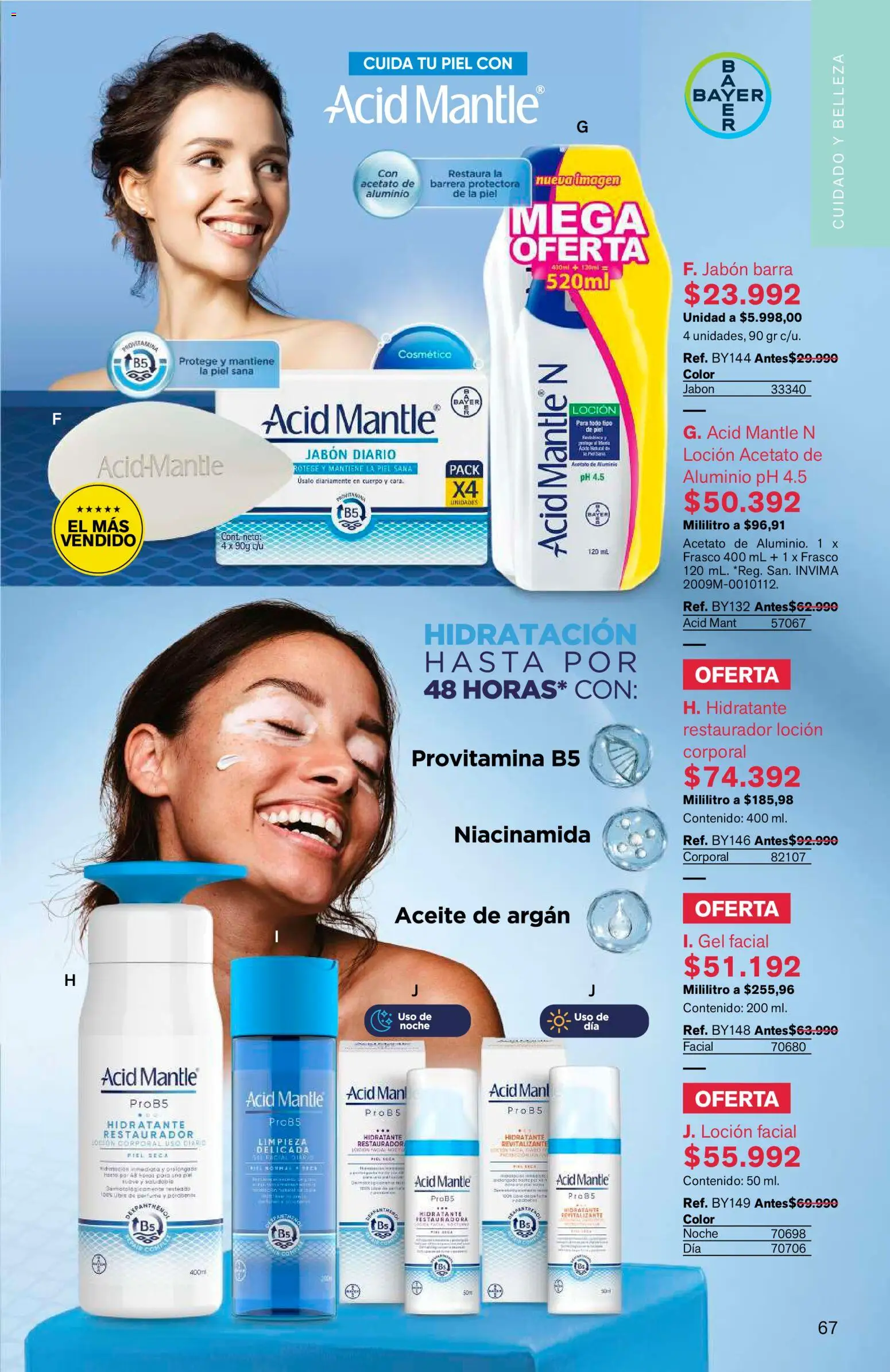 Leonisa revista - valida desde el 25/06/2026 | Página: 67 | Productos: Sal, Loción, Jabón, Aceite