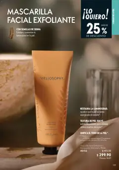 Vista previa de Oriflame campaña 11 2026, nuevo folleto de la tienda, válido en México a partir del 01/08/2026 | Página: 105 | Productos: Crema, Sobre