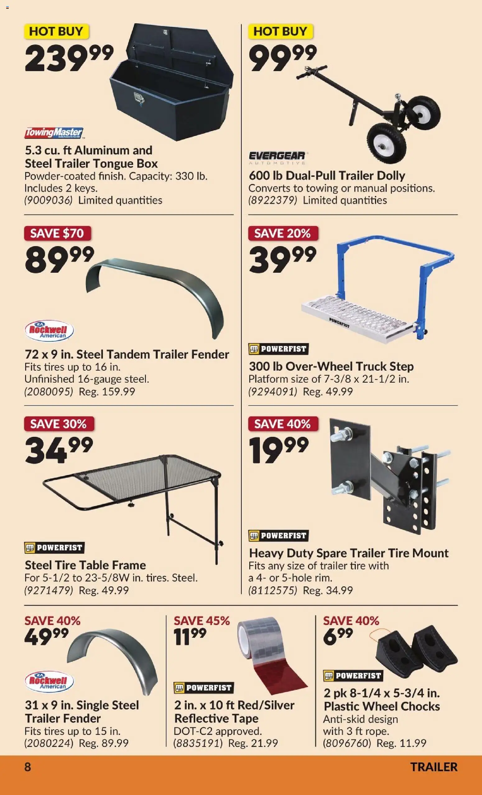 Princess Auto flyer valid from 02.06.2026 | Page: 9 | Products: Table, Box