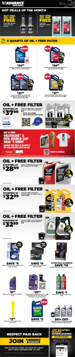 Preview of Advance Auto Parts weekly ads valid from 24.05.2026 | Page: 1