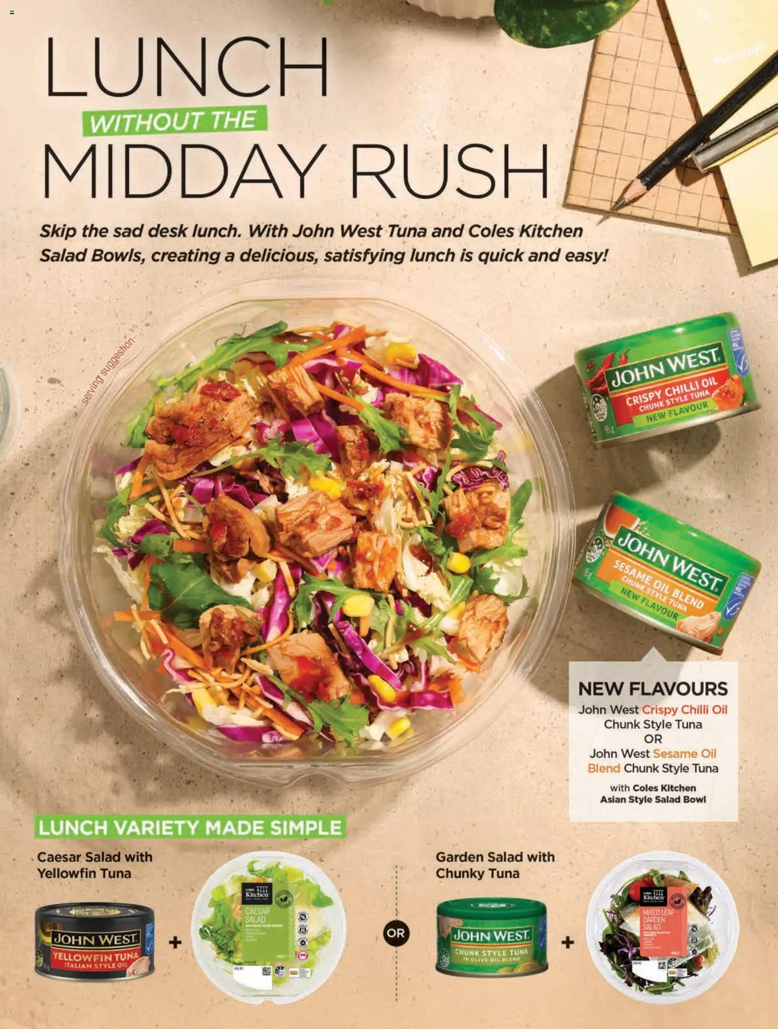 Coles catalogue - valid from 01/10/2026 | Page: 46 | Products: Desk, Sesame, Salad, Chilli
